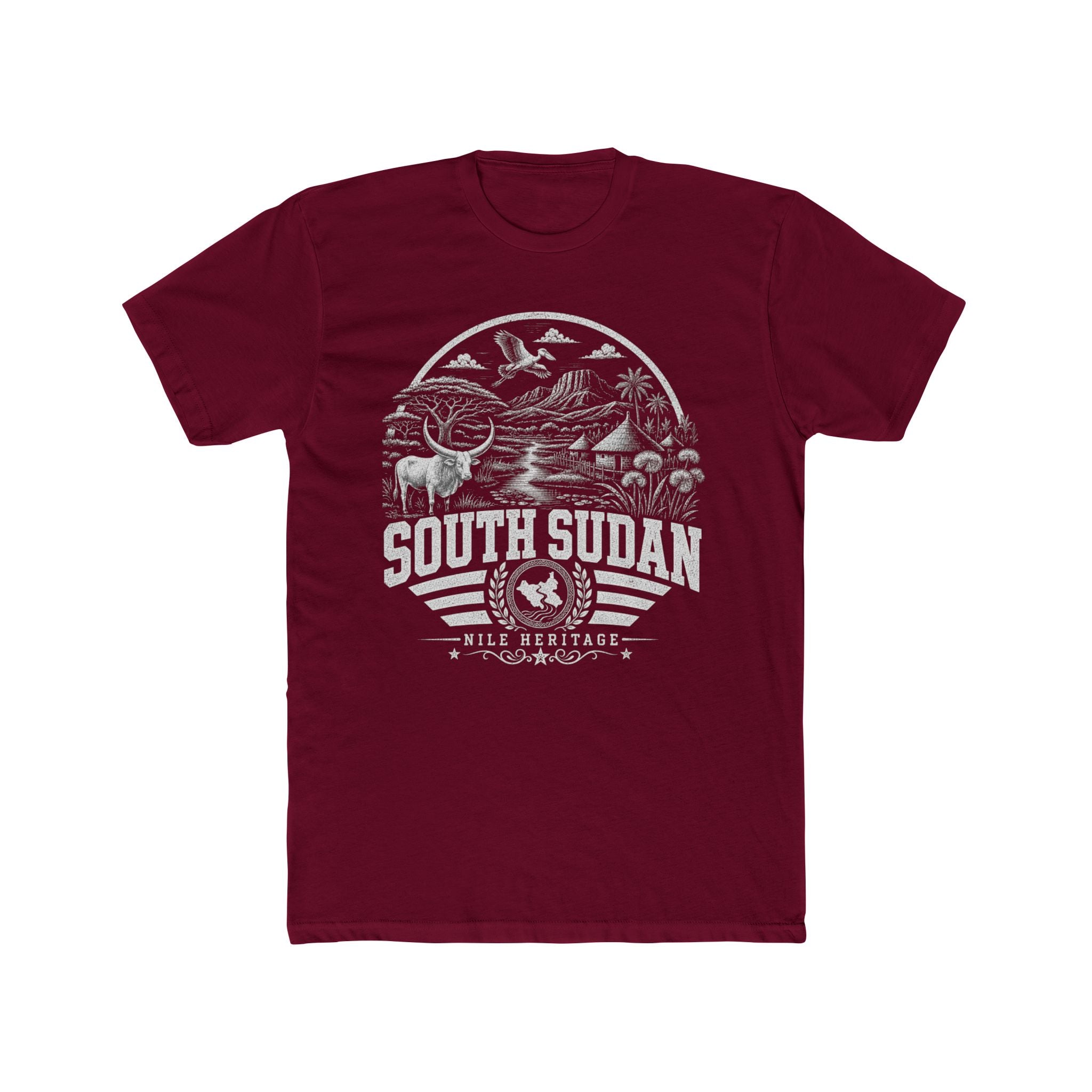 Camiseta Masculina South Sudan Nile Heritage