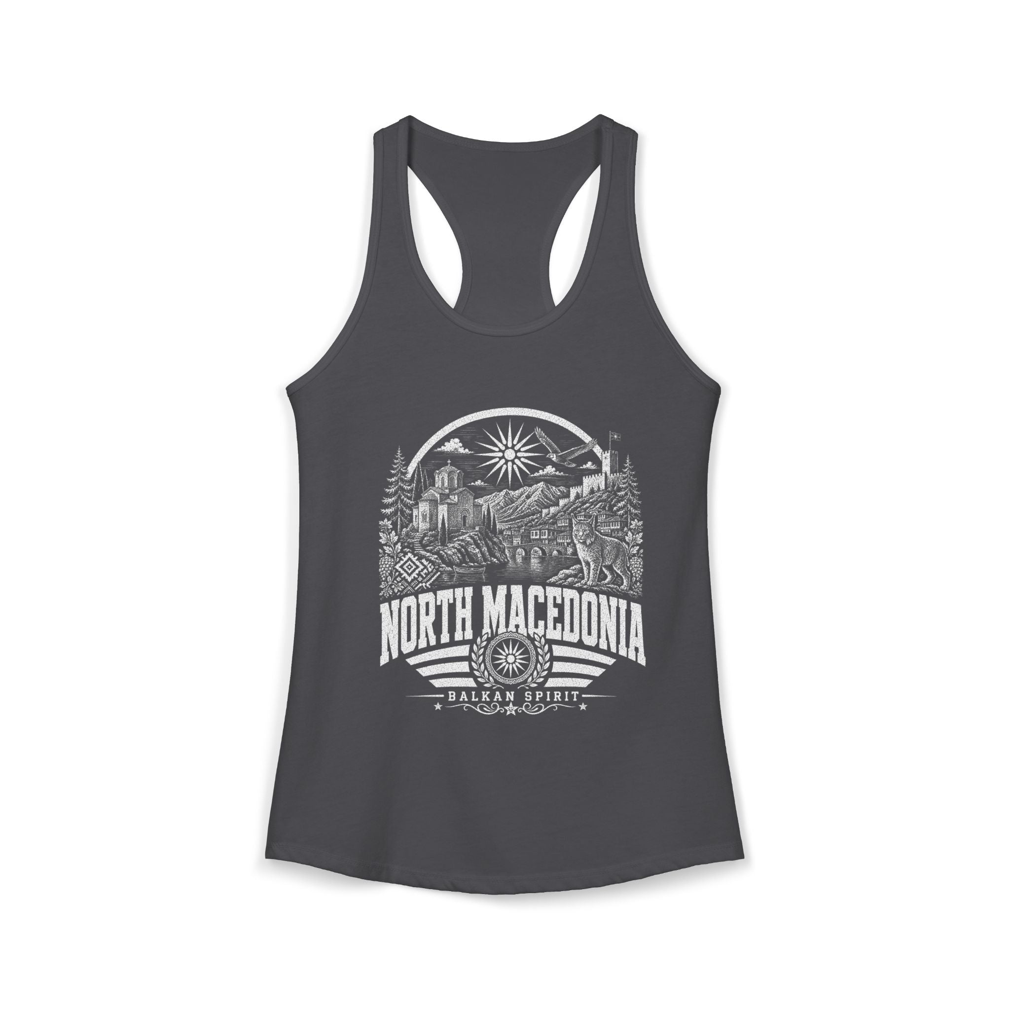 North Macedonia Balkan Spirit Women's Tank Top