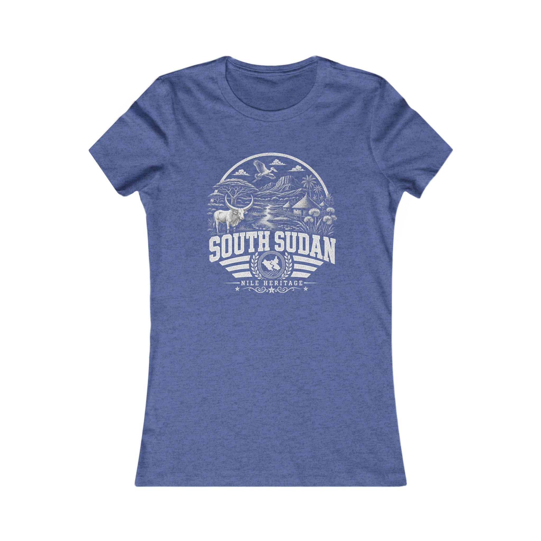 Camiseta Feminina "South Sudan Nile Heritage"