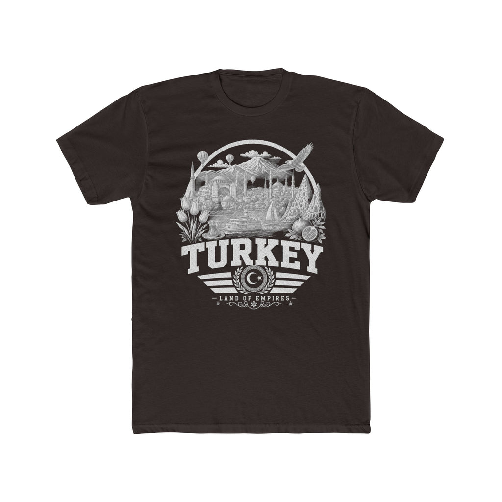Turkey vintage landmarks men's tee — iconic landmark design | Nameshi Destinations (view 1)