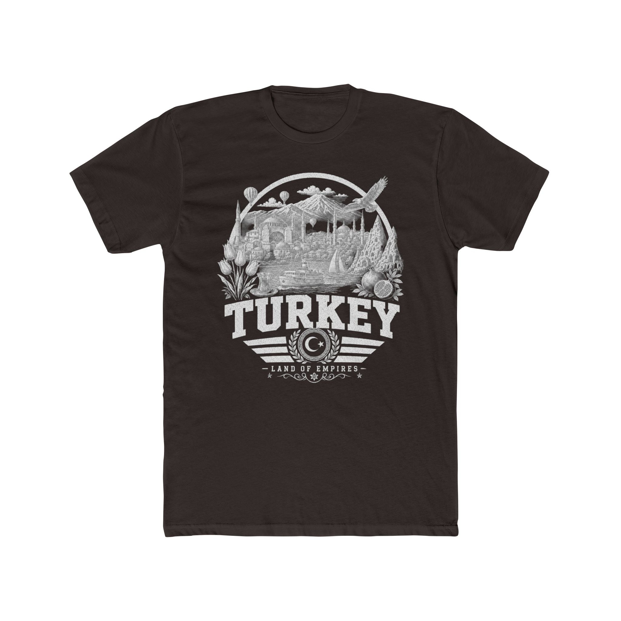 Turkey vintage landmarks men's tee — iconic landmark design | Nameshi Destinations (view 1)