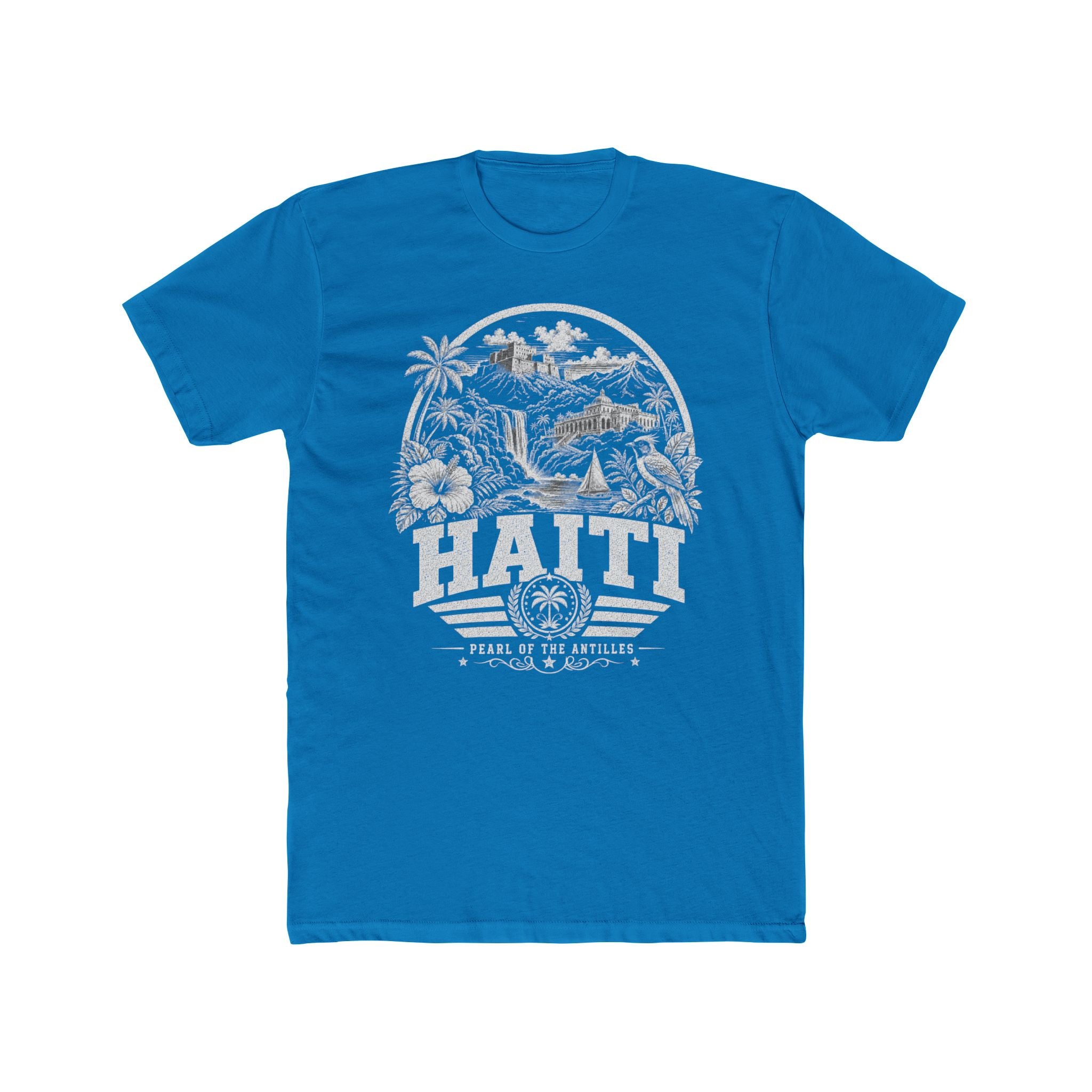 Haiti vintage landmarks men's tee — iconic landmark design | Nameshi Destinations (view 9)