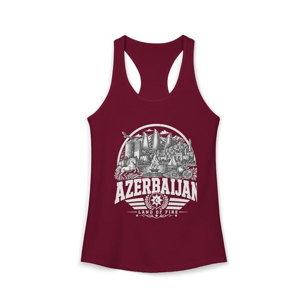 Azerbaijan Land of Fire Women's Tank Top