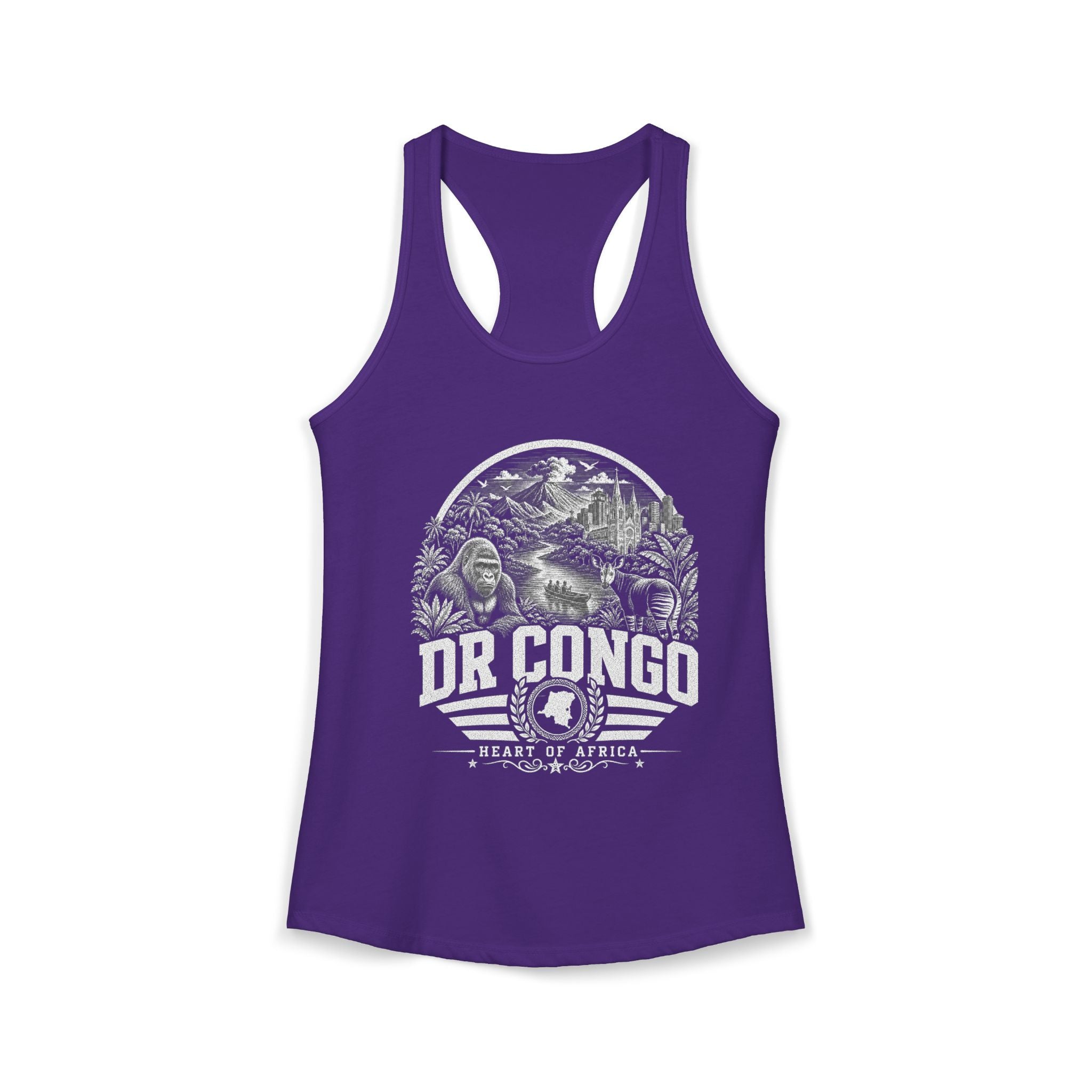 Democratic Republic of the Congo Heart of Africa Women's Tank Top