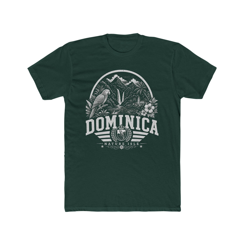 Dominica vintage landmarks men's tee — iconic landmark design | Nameshi Destinations (view 7)