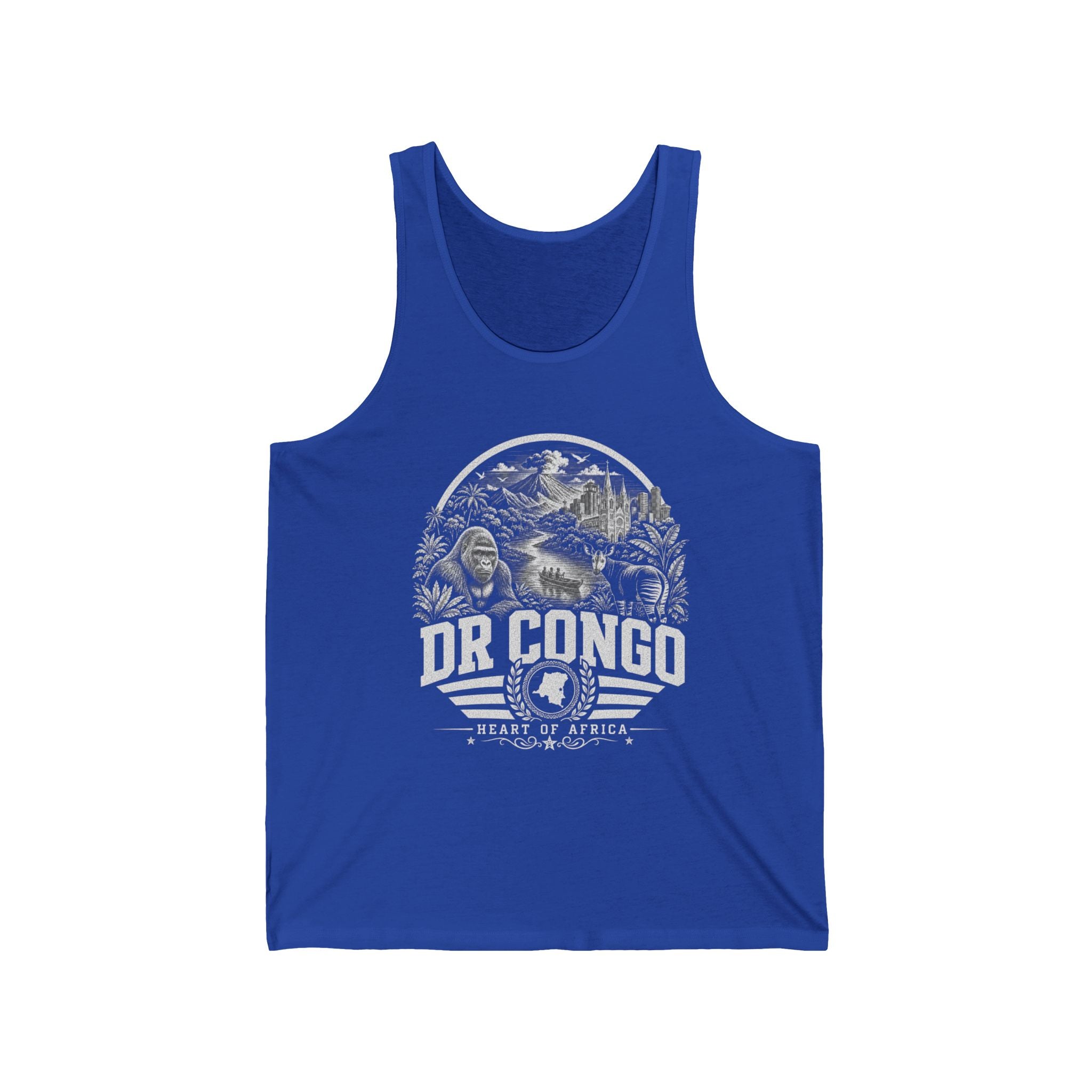 Democratic Republic of the Congo Heart of Africa Men's Tank Top