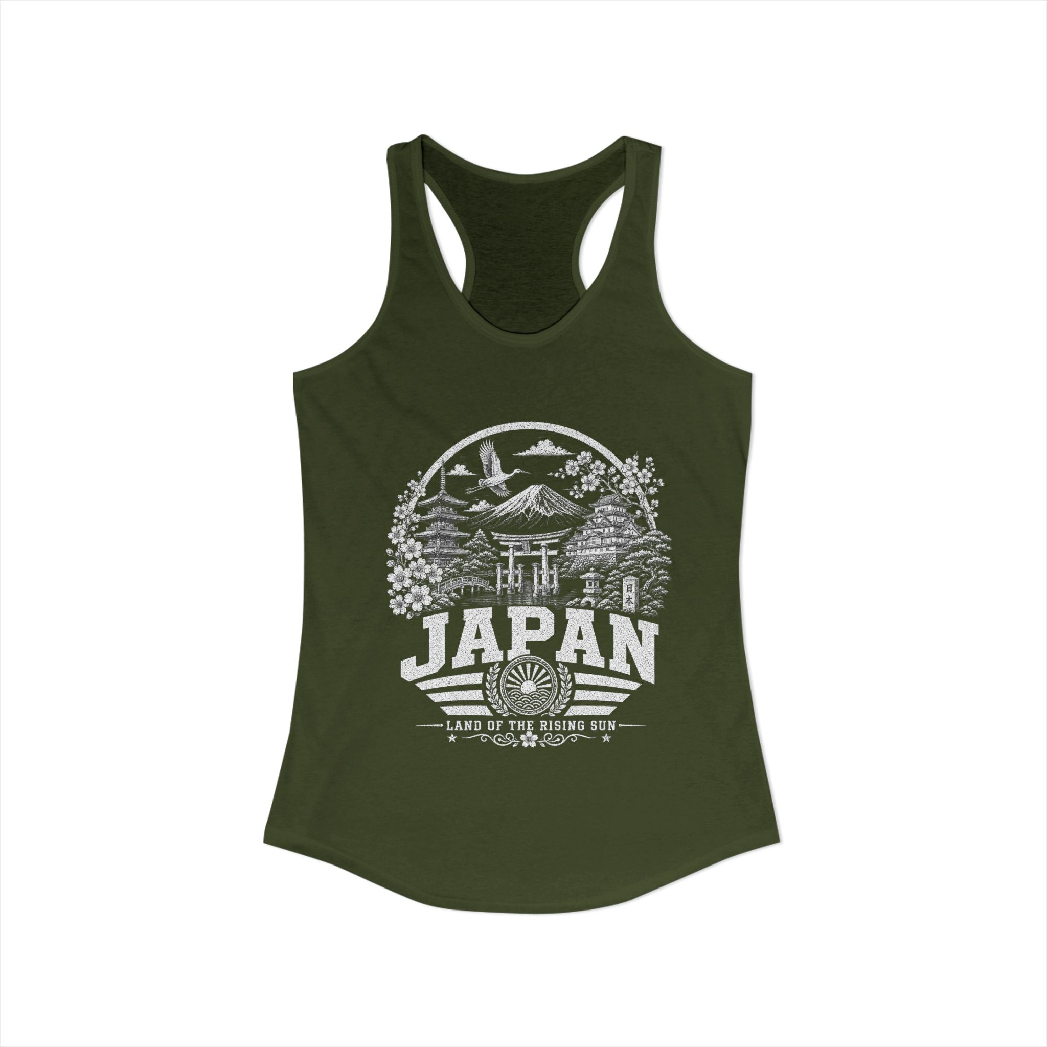 Japan Land of the Rising Sun Women's Tank Top