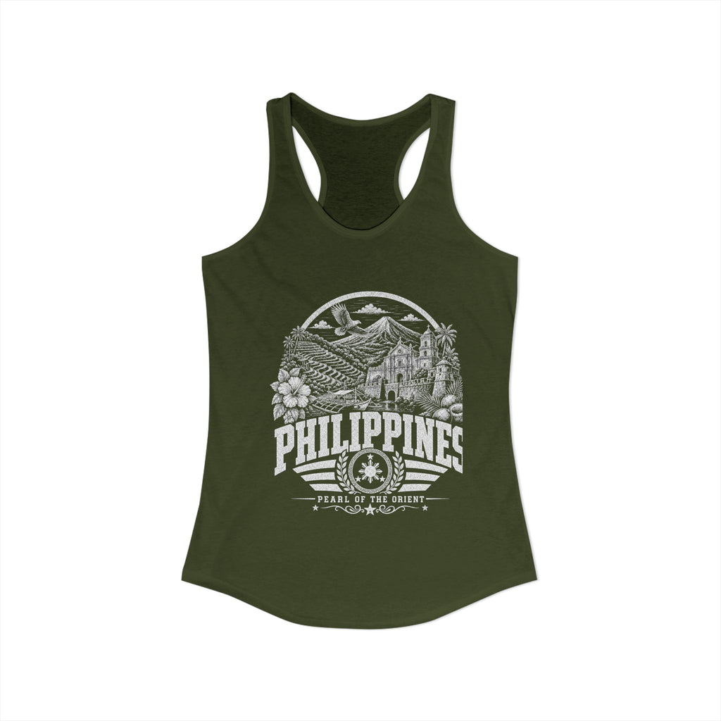 Philippines Pearl of the Orient Women's Tank Top