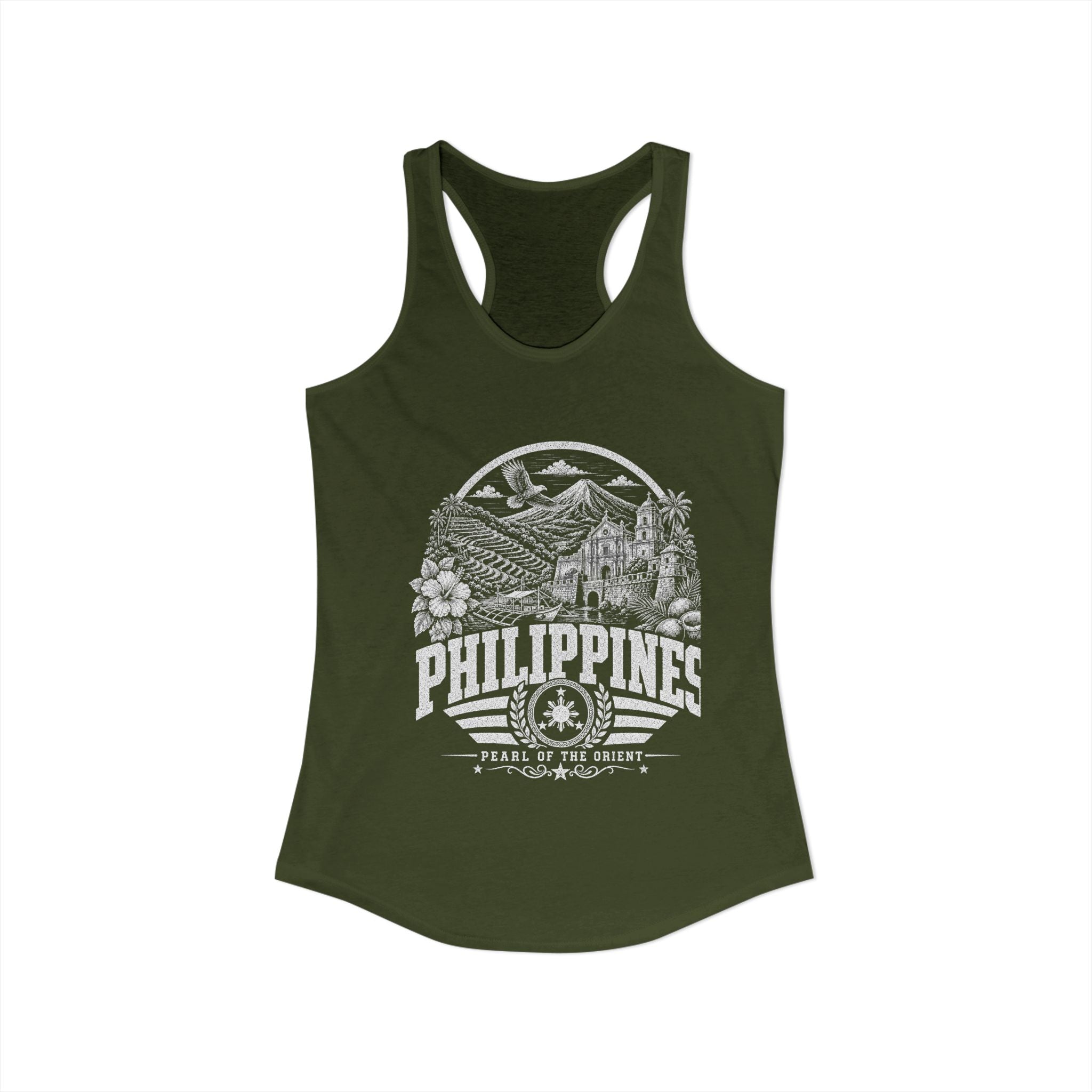 Philippines Pearl of the Orient Women's Tank Top