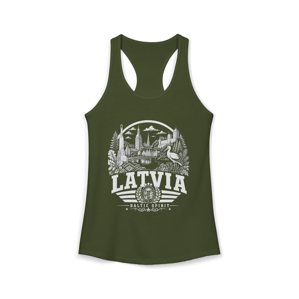 Latvia Baltic Spirit Women's Tank Top