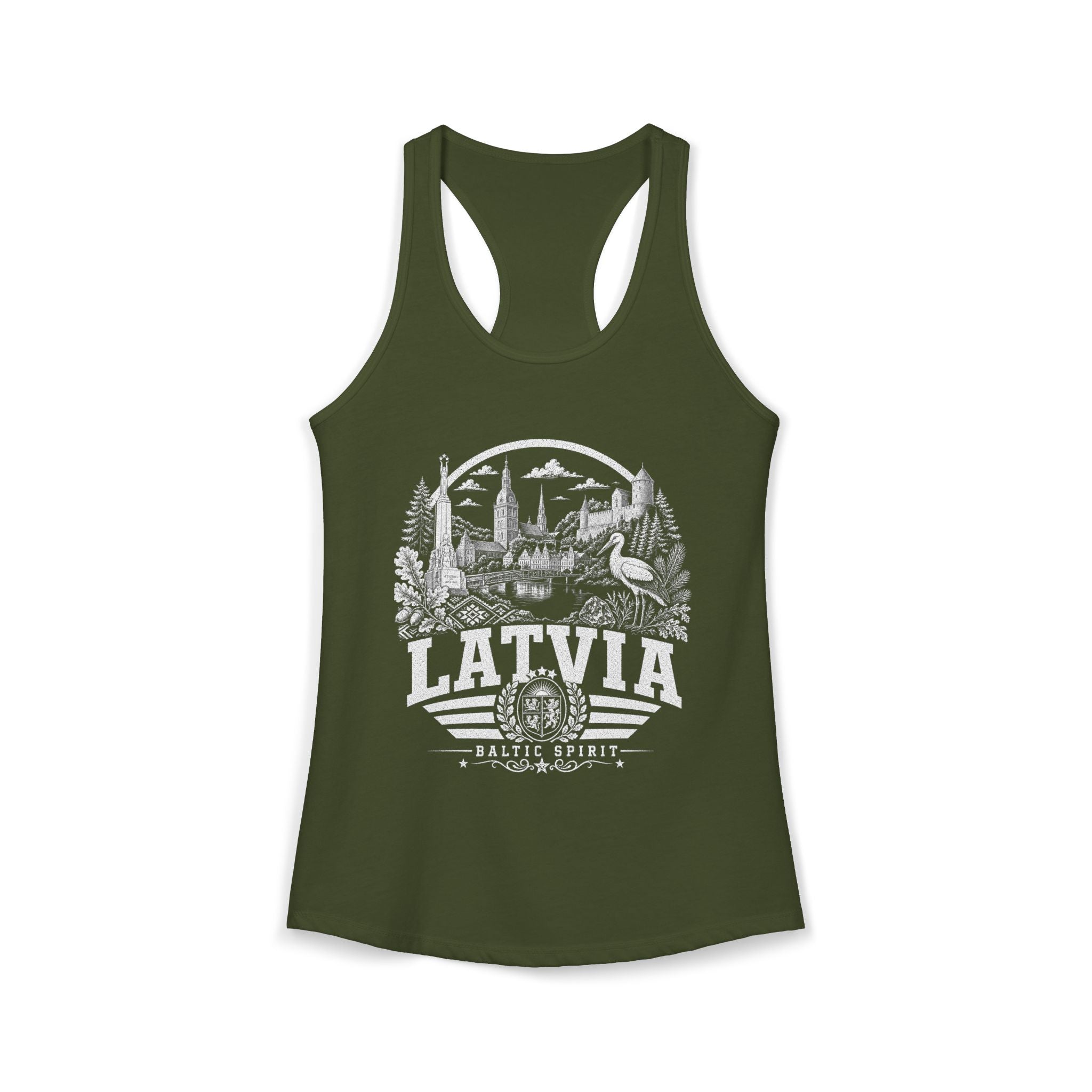 Latvia Baltic Spirit Women's Tank Top