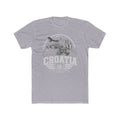 Croatia vintage landmarks men's tee — iconic landmark design | Nameshi Destinations (view 3)