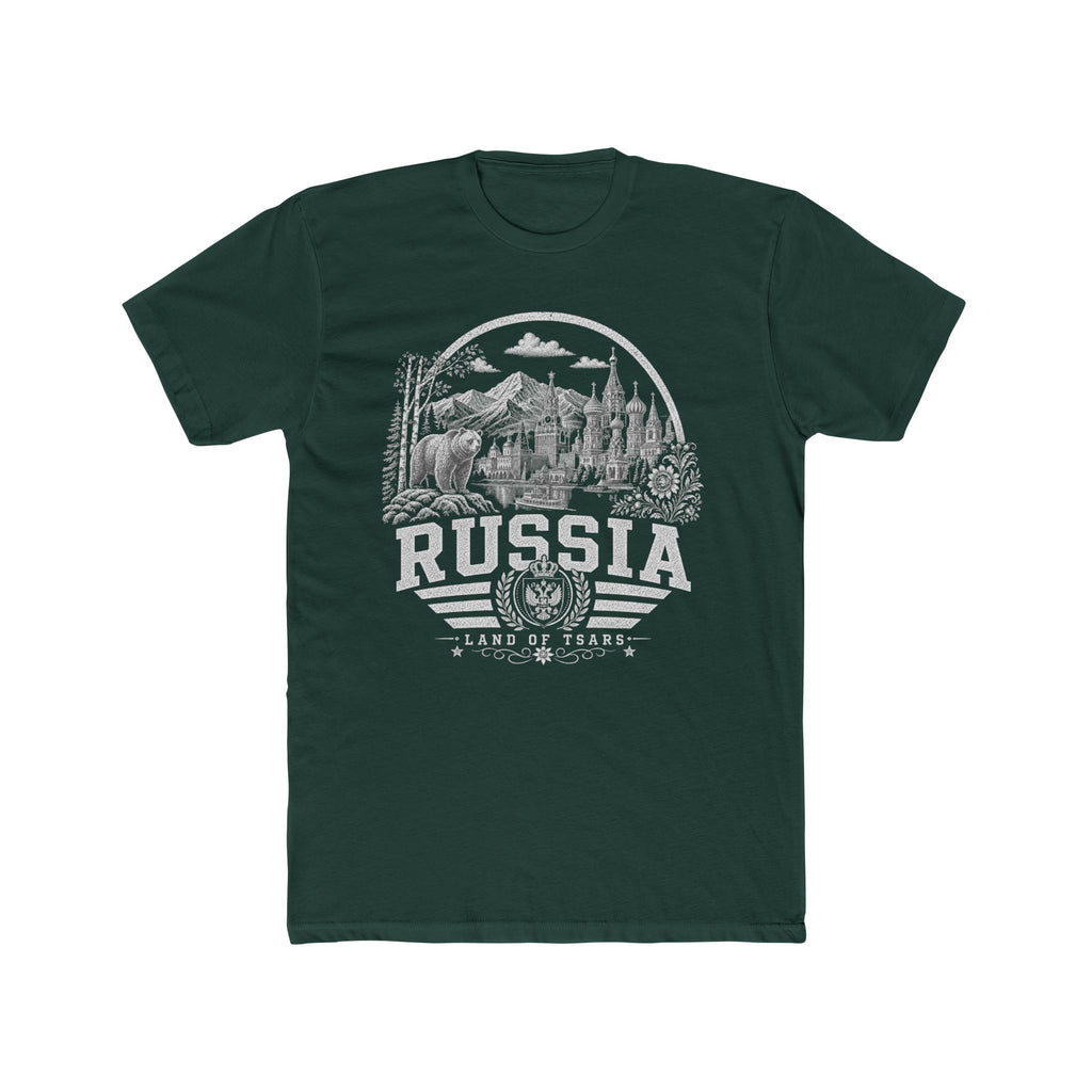 Russia vintage landmarks men's tee — iconic landmark design | Nameshi Destinations (view 7)