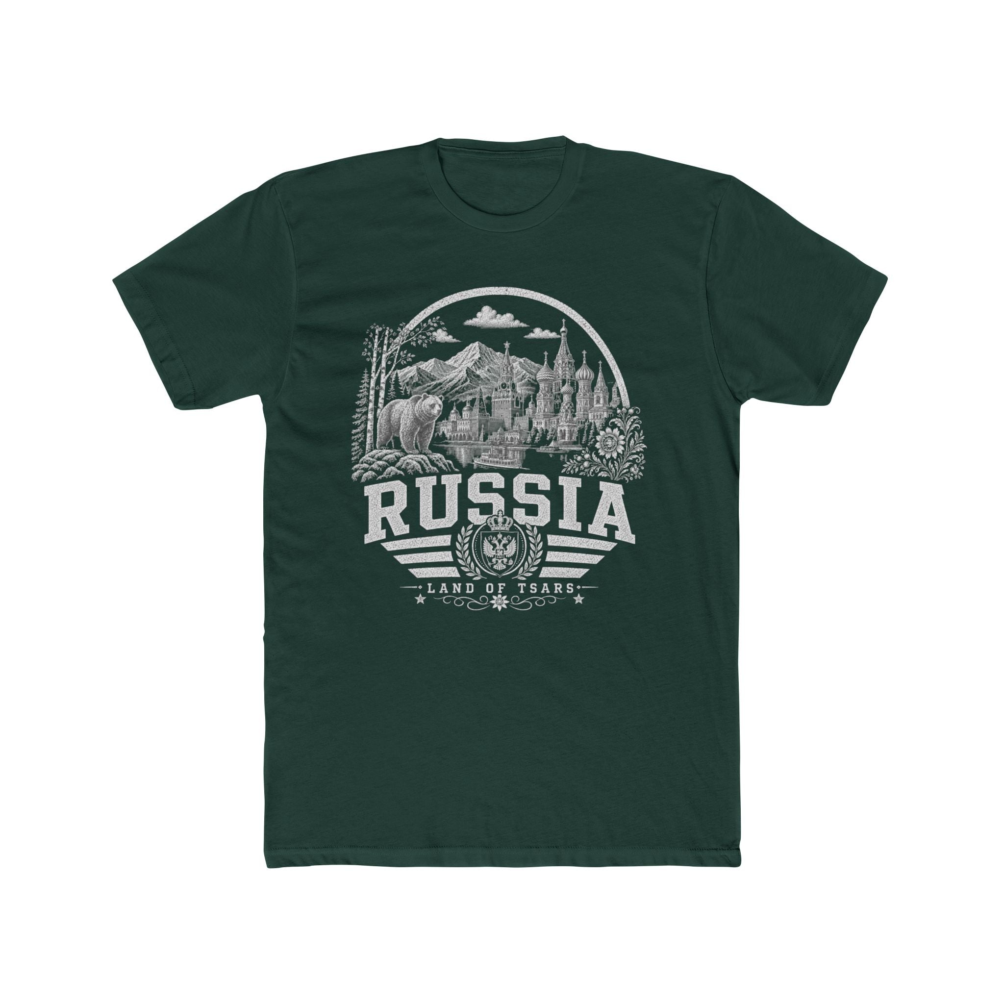 Russia vintage landmarks men's tee — iconic landmark design | Nameshi Destinations (view 7)