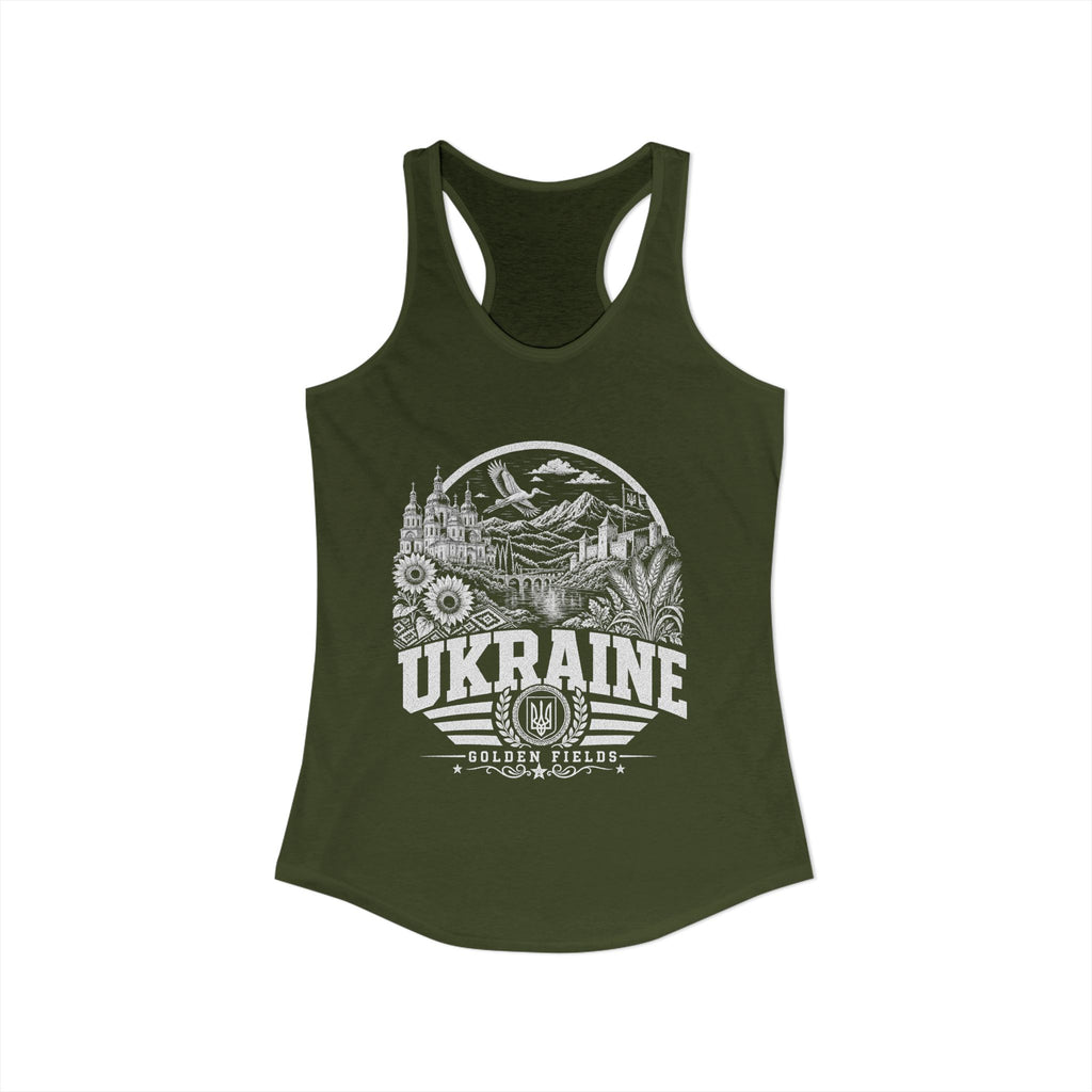 Ukraine Golden Fields Women's Tank Top