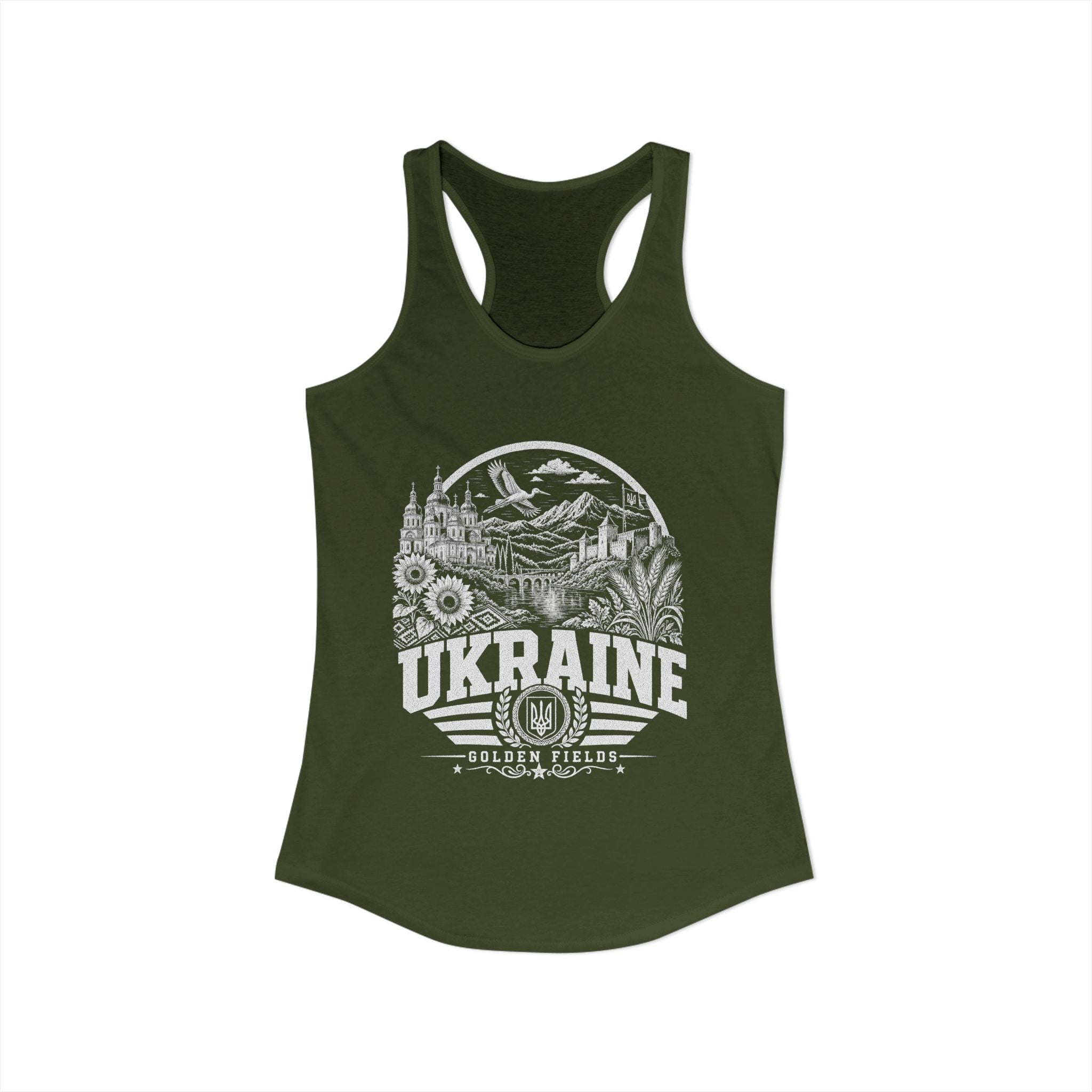 Ukraine Golden Fields Women's Tank Top