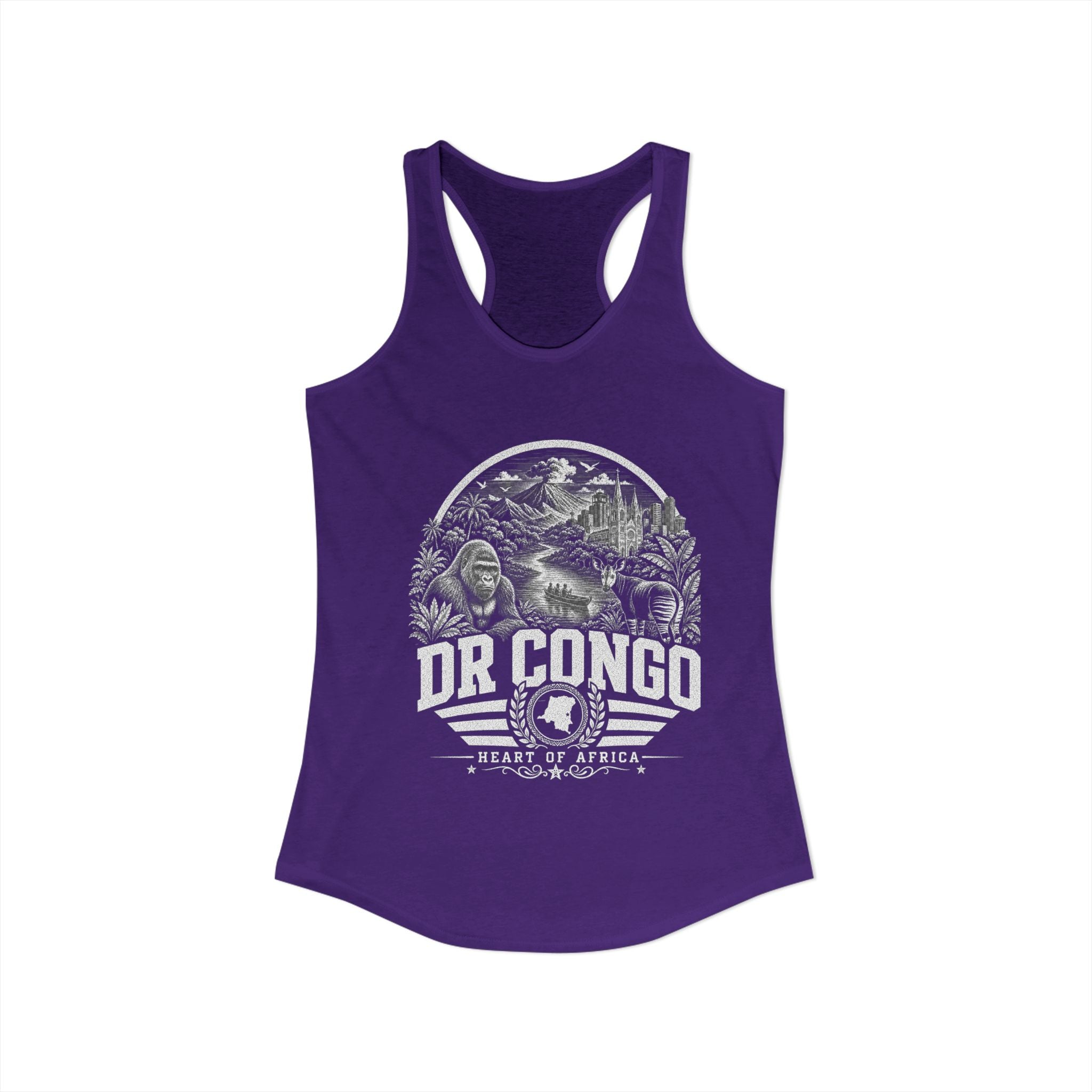 Democratic Republic of the Congo Heart of Africa Women's Tank Top