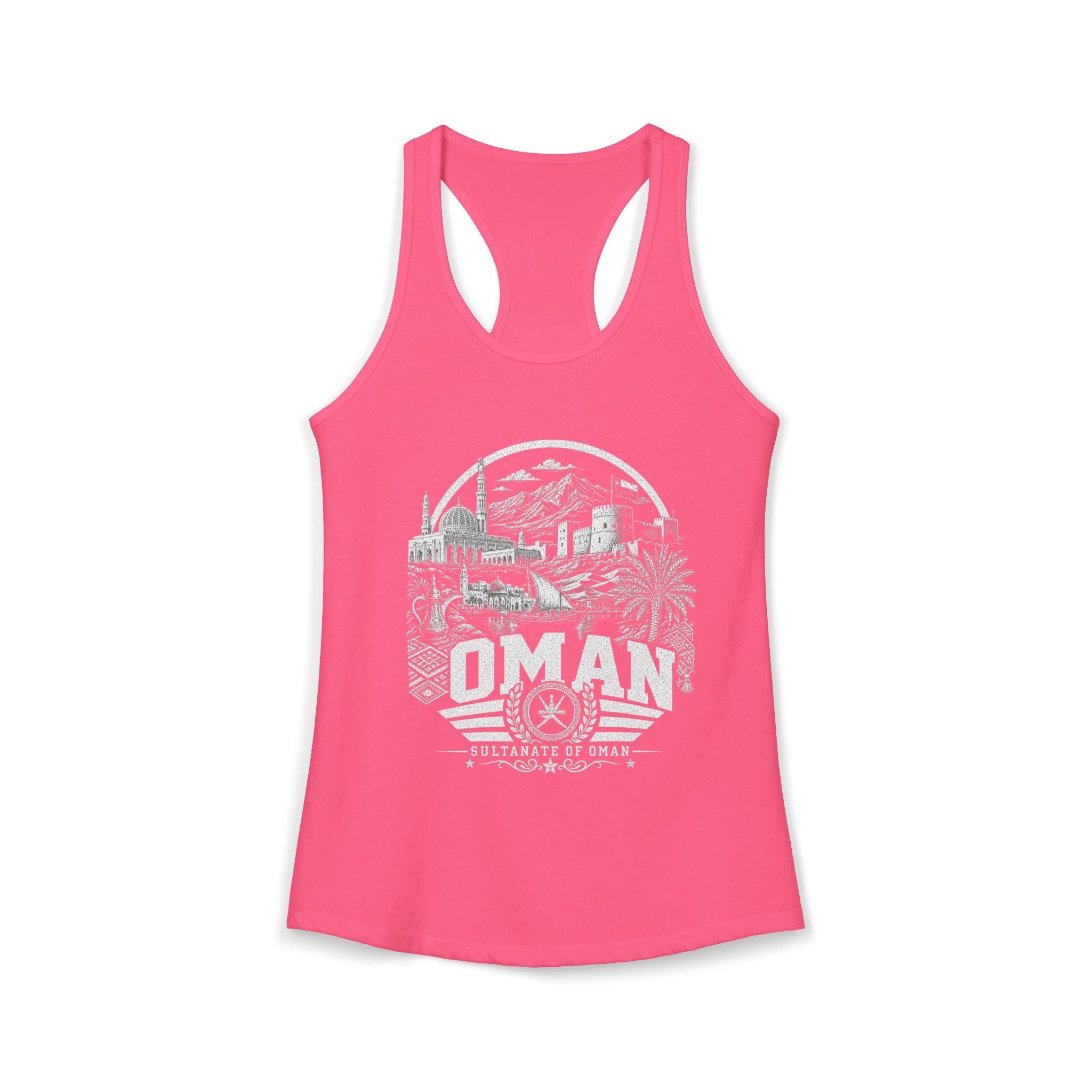 Omán Sultanato de Omán Camiseta sin mangas para mujer