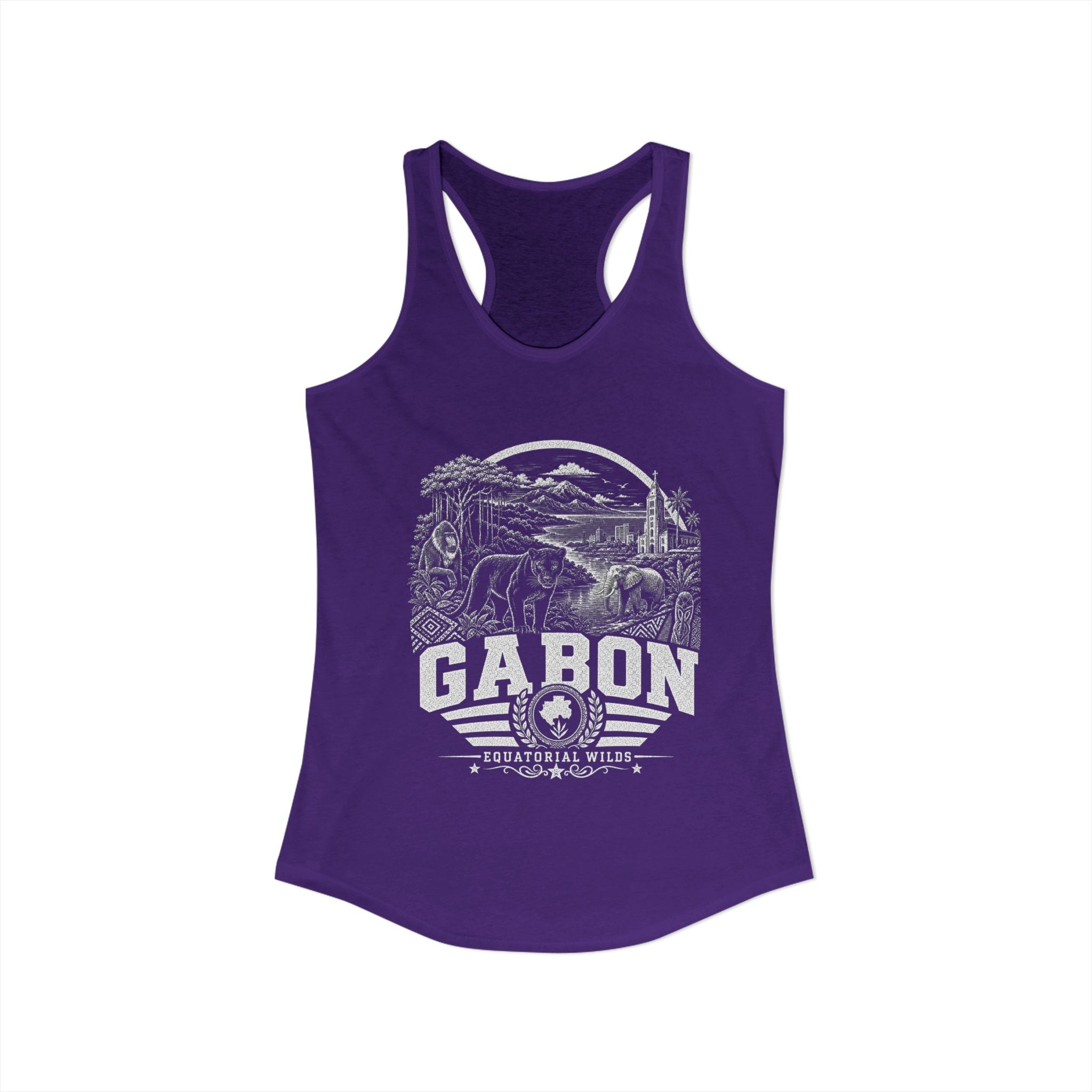 Gabon Equatorial Wilds Women's Tank Top
