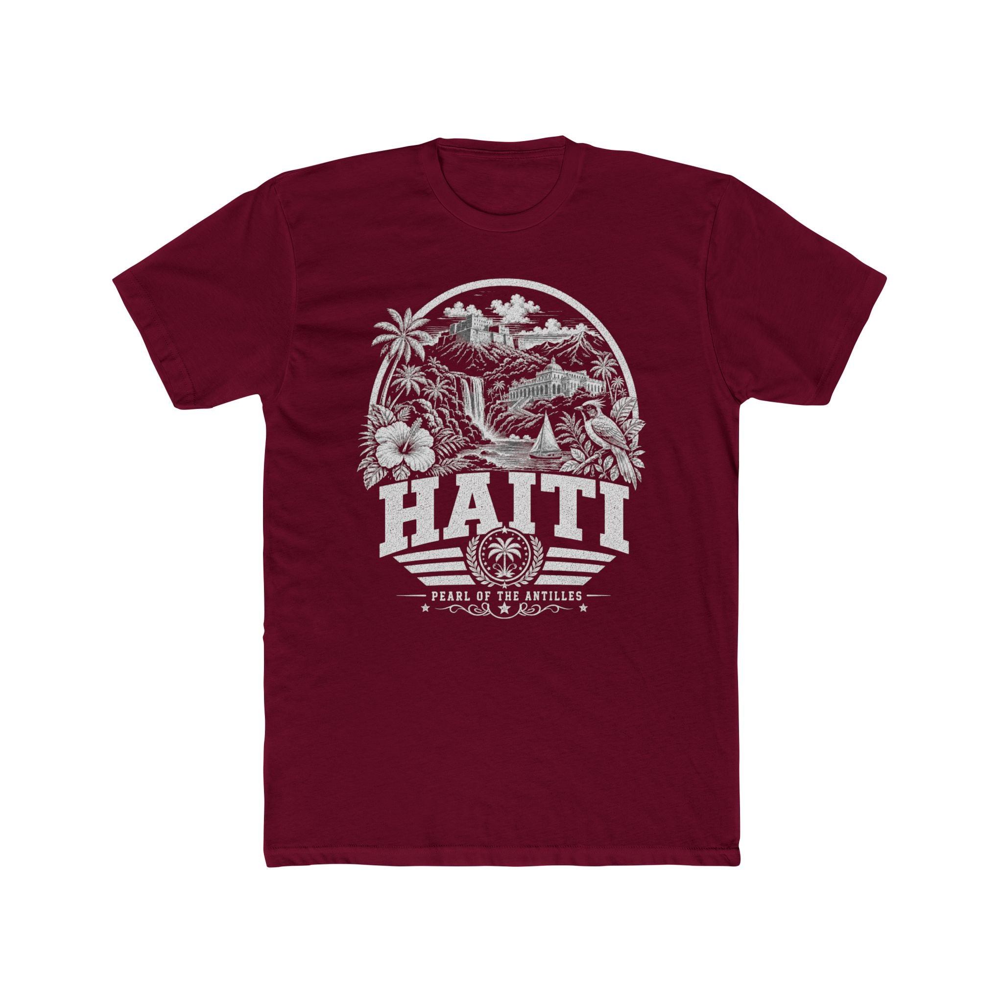Haiti vintage landmarks men's tee — iconic landmark design | Nameshi Destinations (view 14)