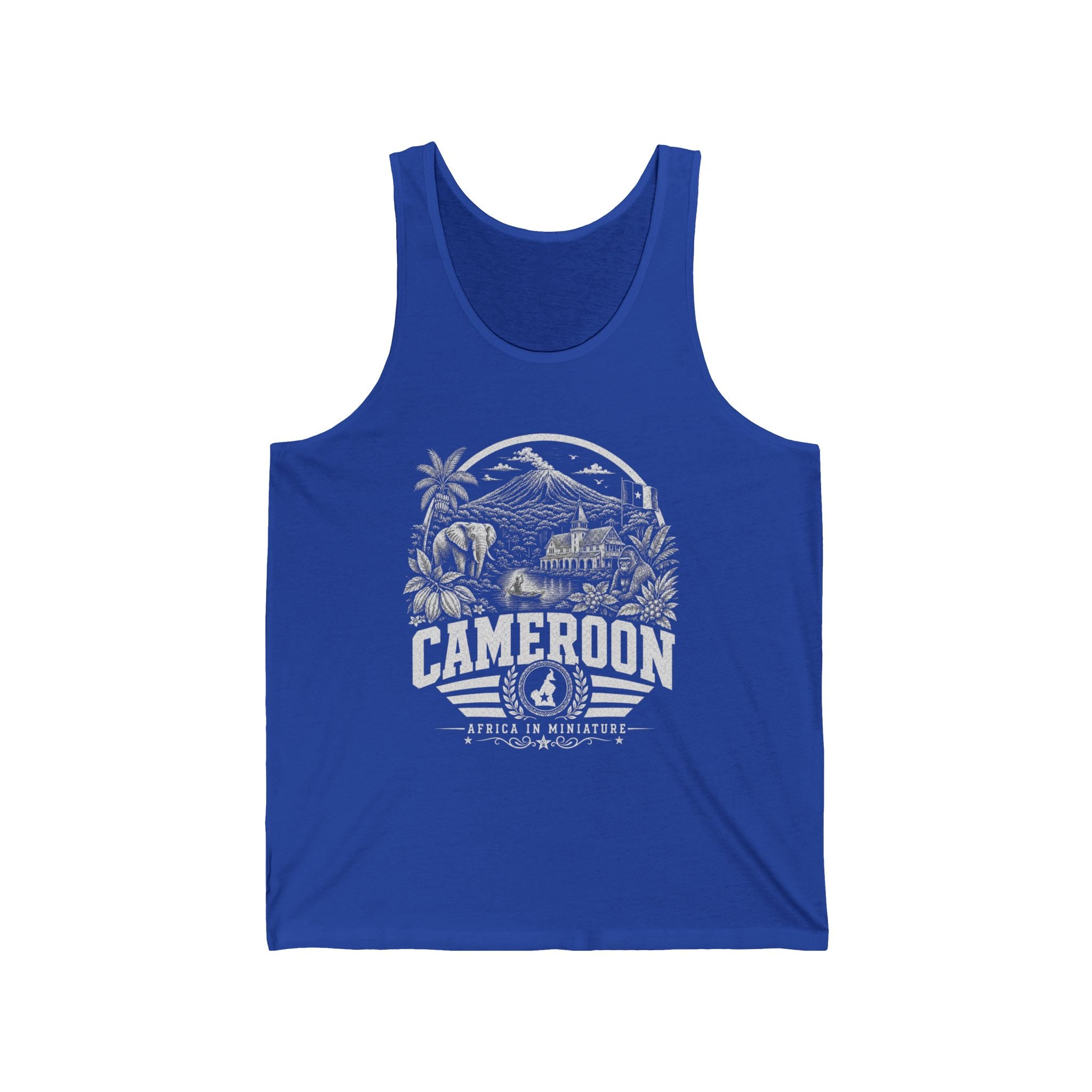 Cameroon Africa in Miniature Men's Tank Top