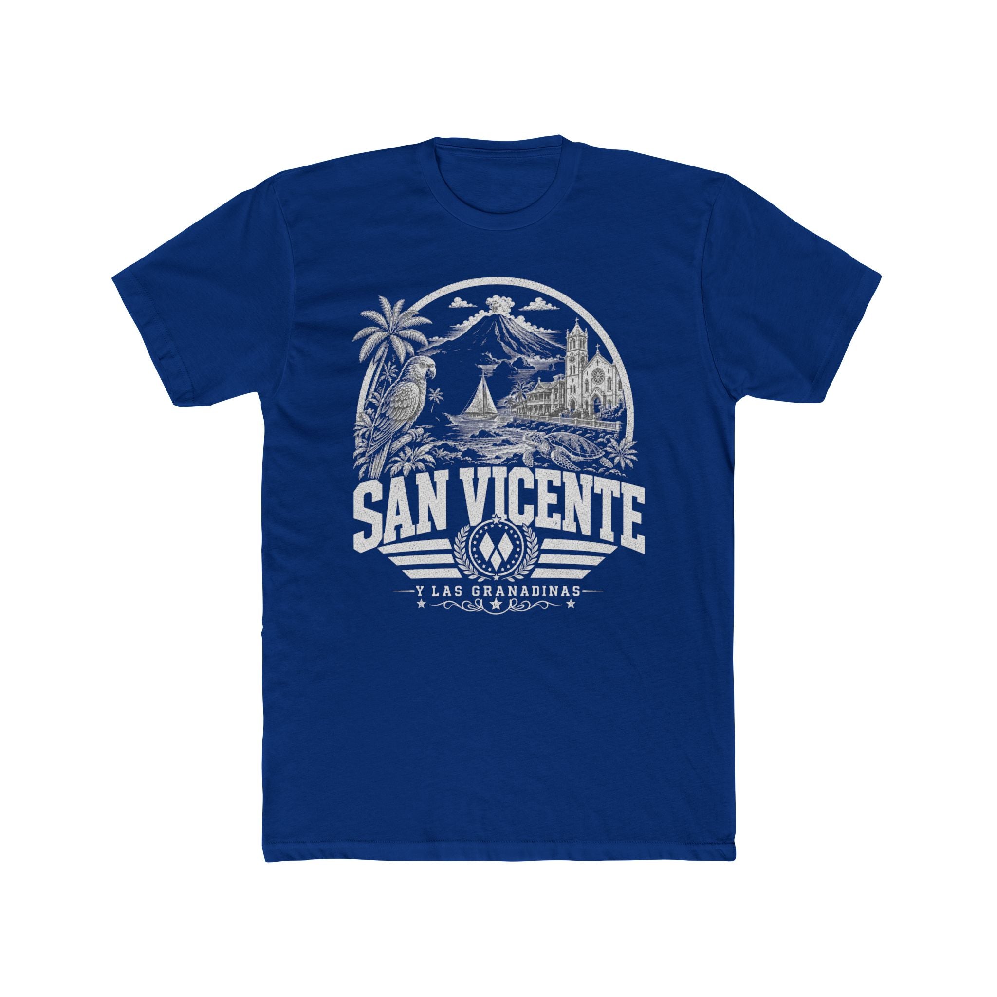 San Vicente vintage landmarks men's tee — iconic landmark design | Nameshi Destinations (view 11)