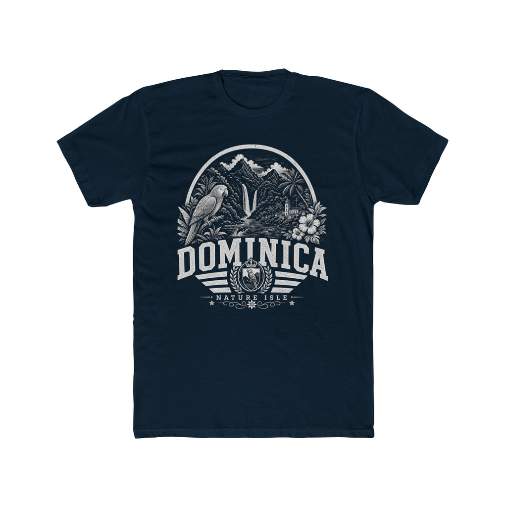 Dominica vintage landmarks men's tee — iconic landmark design | Nameshi Destinations (view 12)