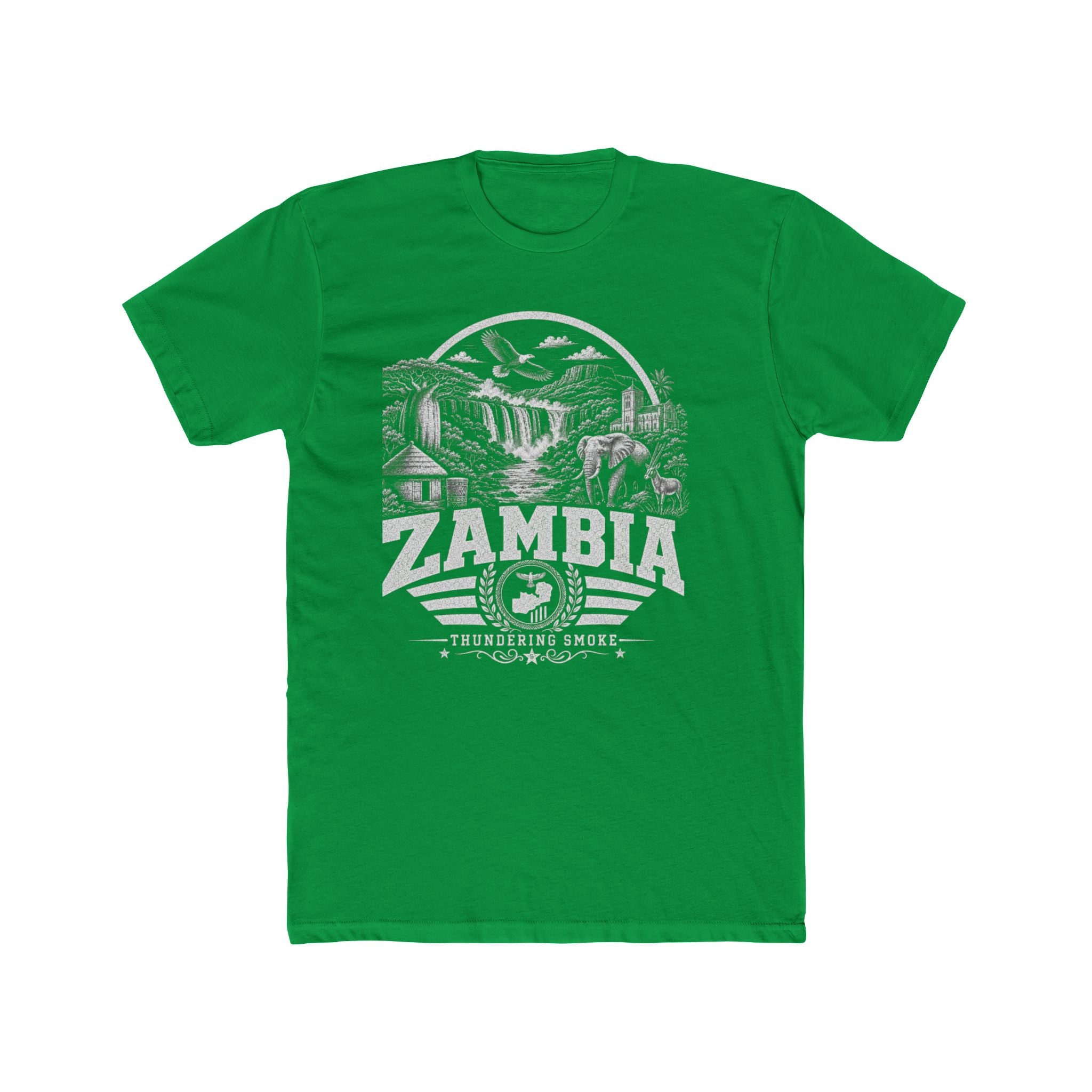Camiseta Masculina Zambia Thundering Smoke