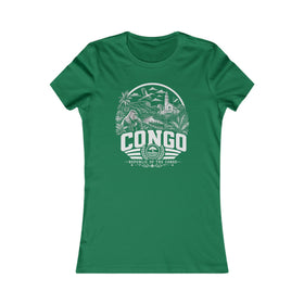 Camiseta Feminina República do Congo Rio Congo Espírito