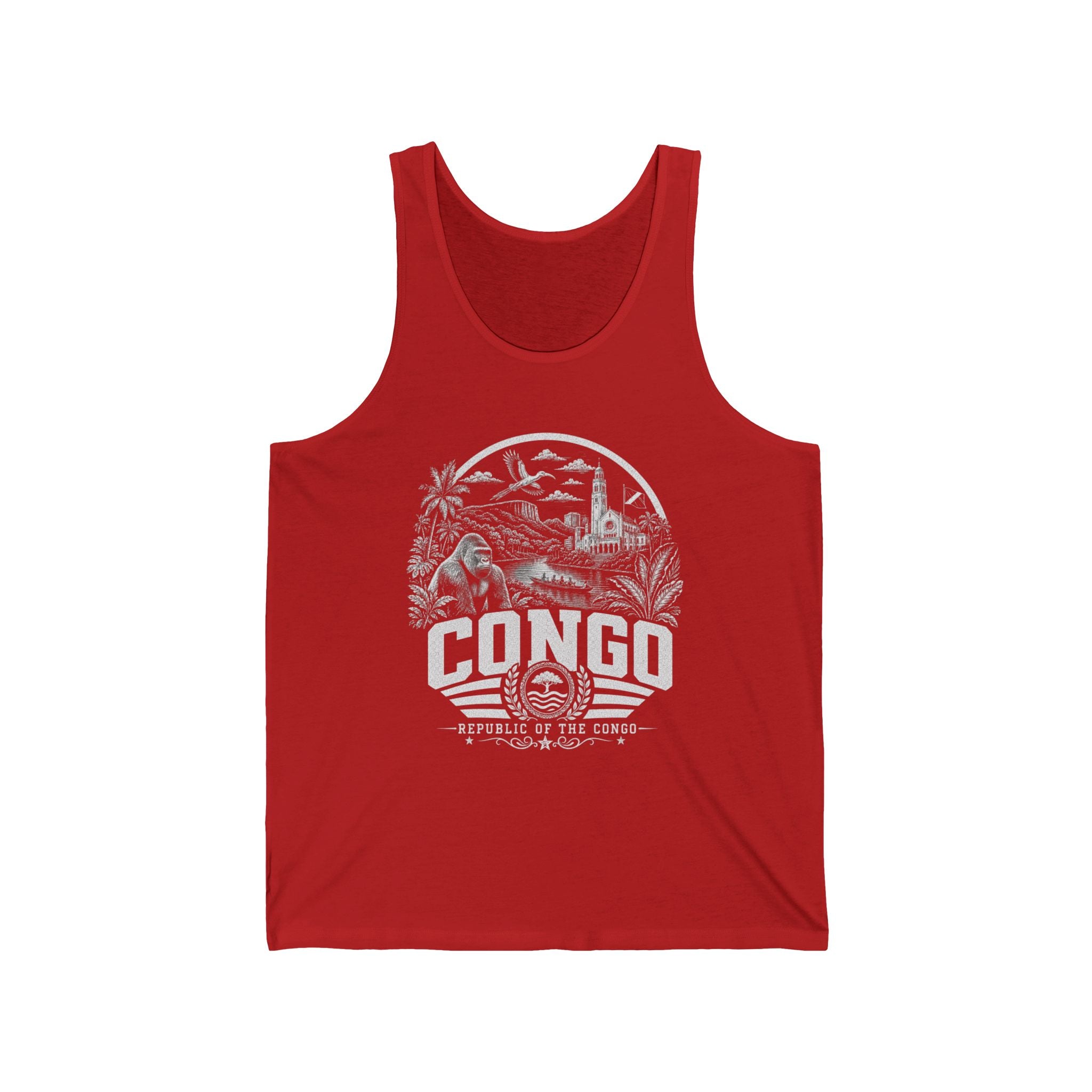 Republic of the Congo Congo River Spirit Men's Tank Top