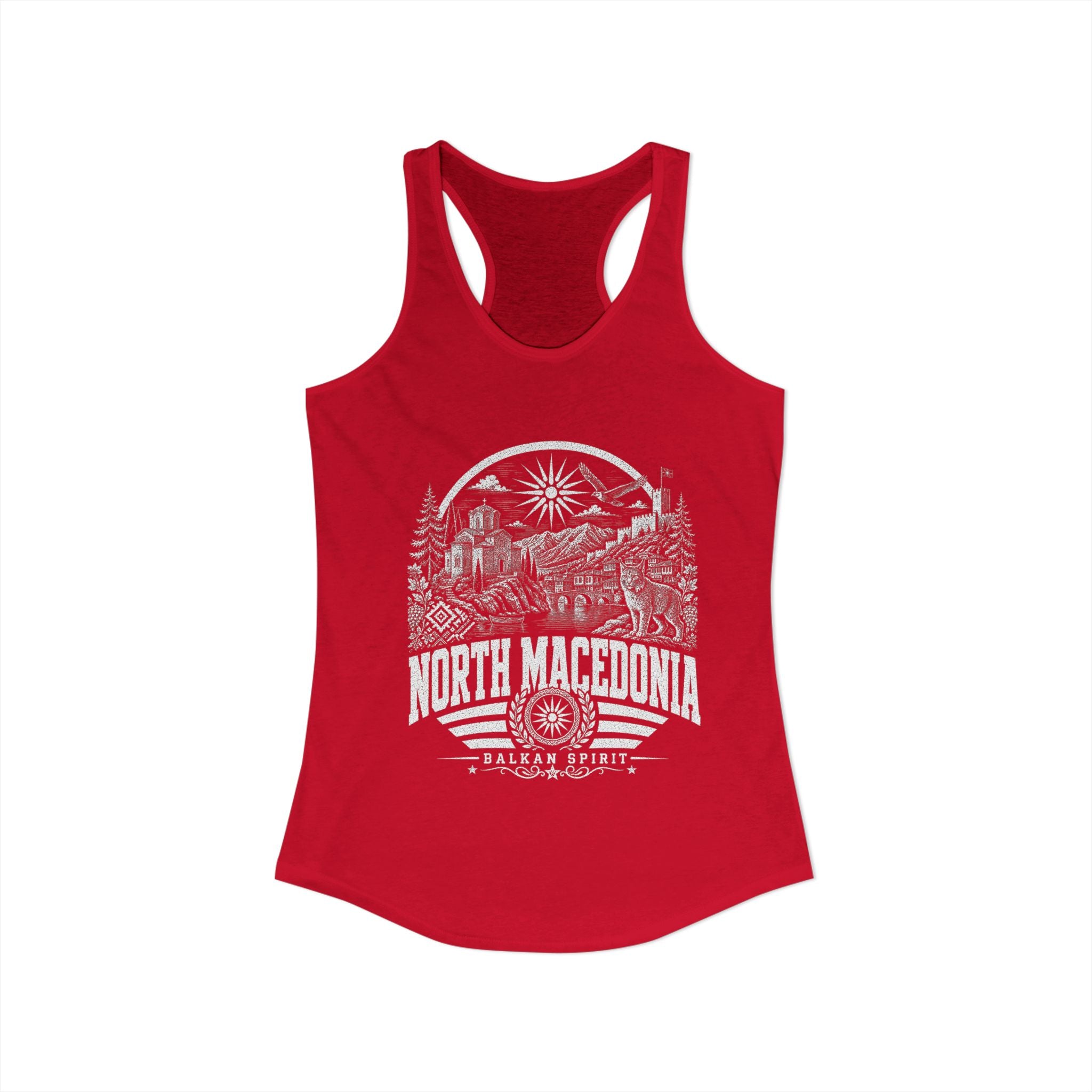 North Macedonia Balkan Spirit Women's Tank Top