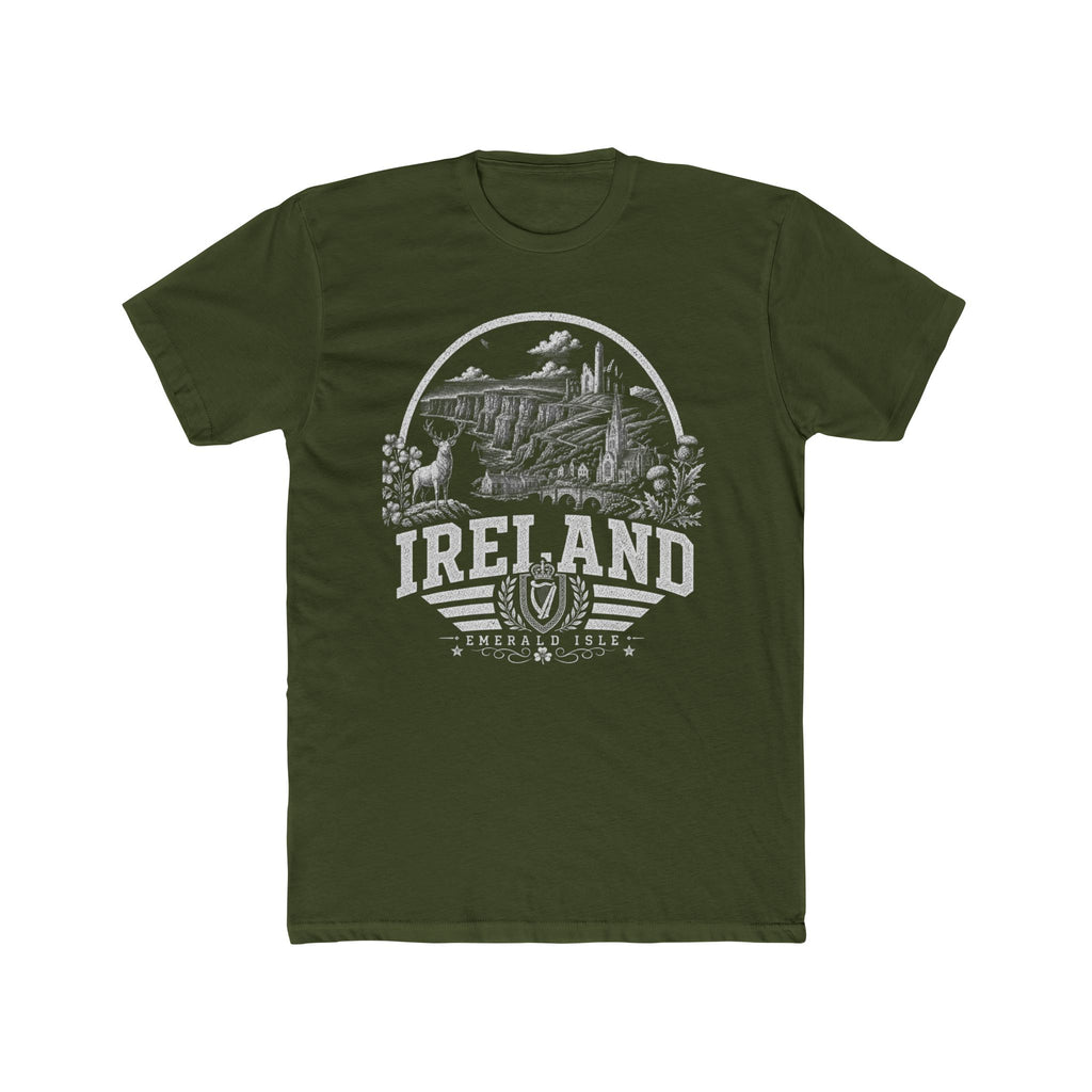 Ireland vintage landmarks men's tee — iconic landmark design | Nameshi Destinations (view 4)