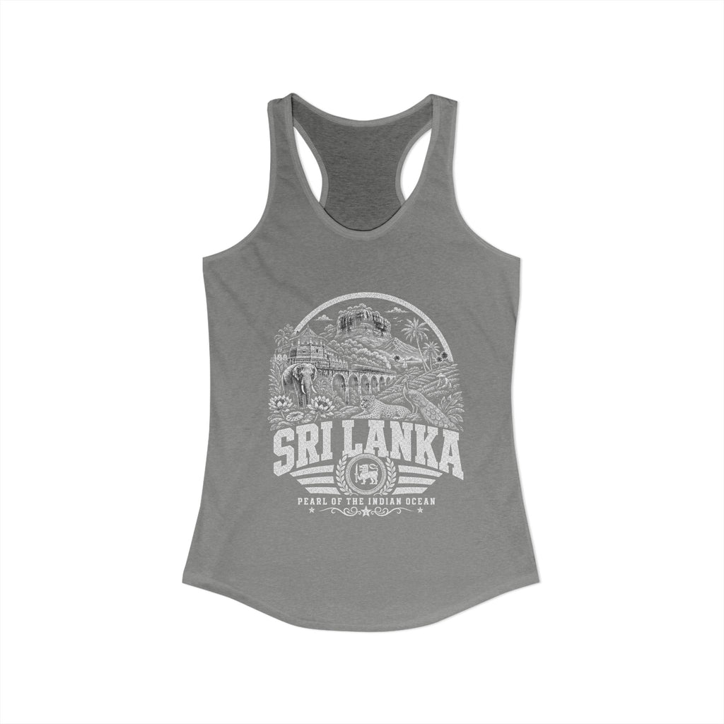 Sri Lanka Pearl of the Indian Ocean Women's Tank Top