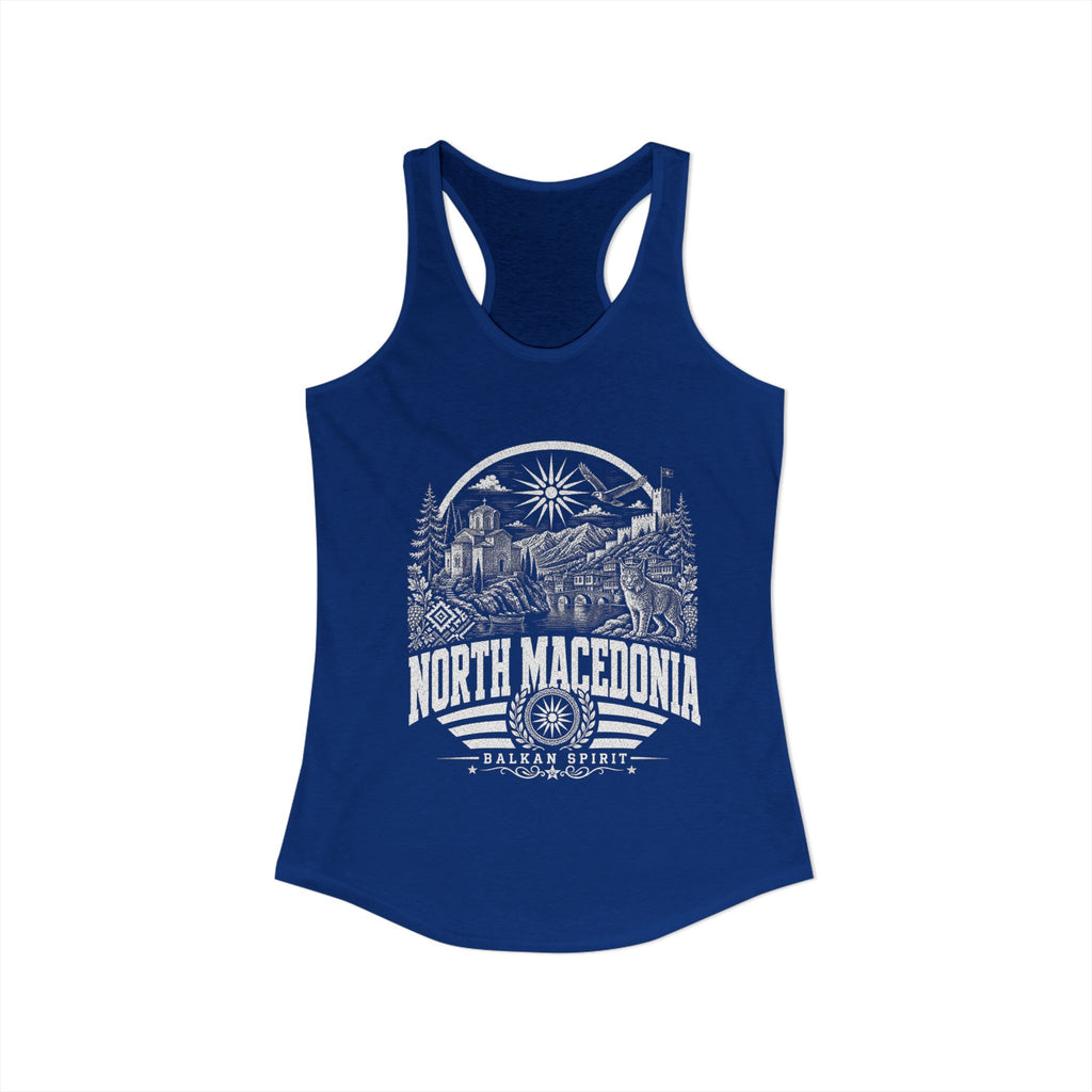 North Macedonia Balkan Spirit Women's Tank Top