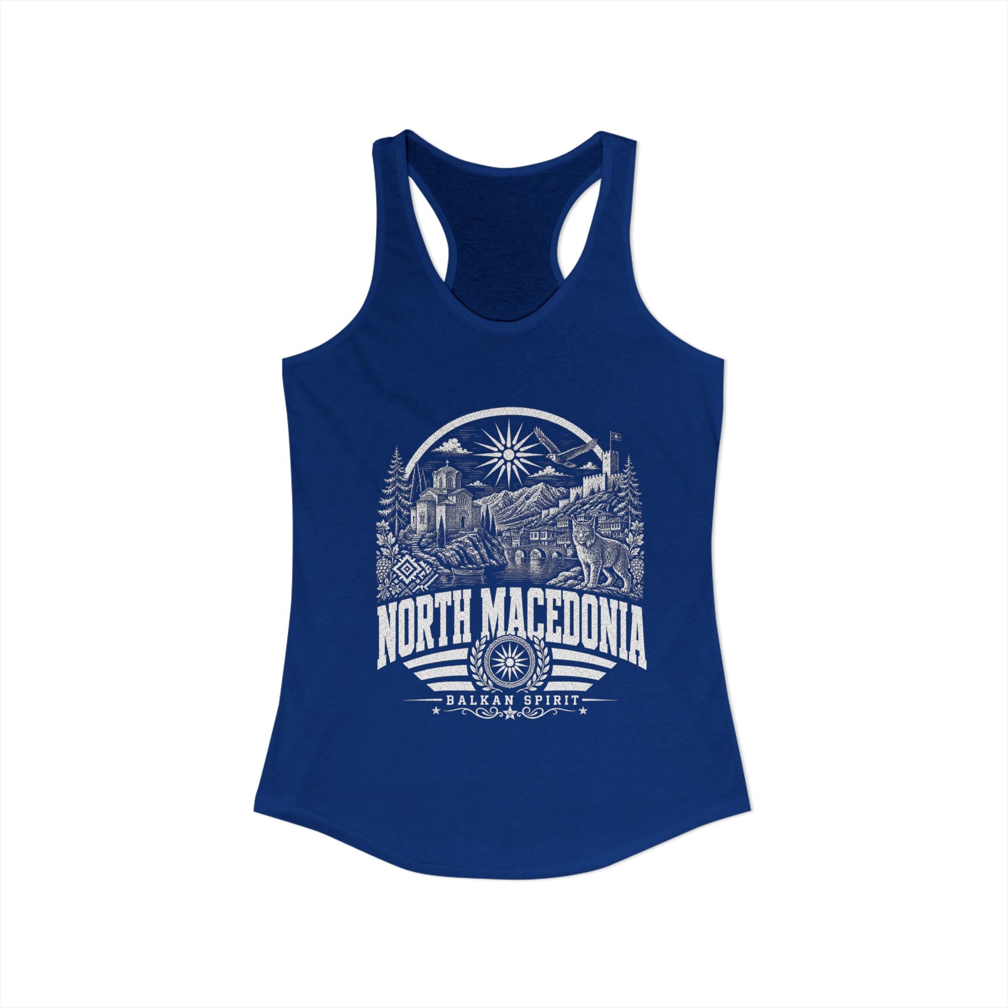 North Macedonia Balkan Spirit Women's Tank Top