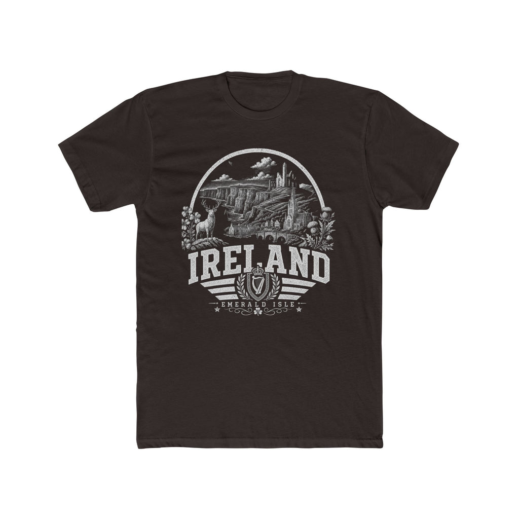 Ireland vintage landmarks men's tee — iconic landmark design | Nameshi Destinations (view 1)