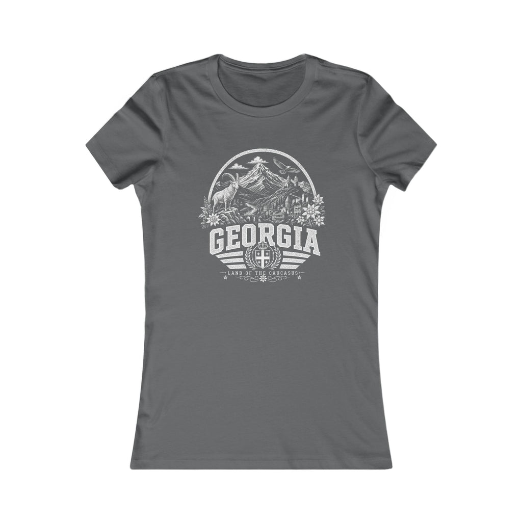 Georgia vintage landmarks women's tee — iconic landmark design | Nameshi Destinations (view 11)