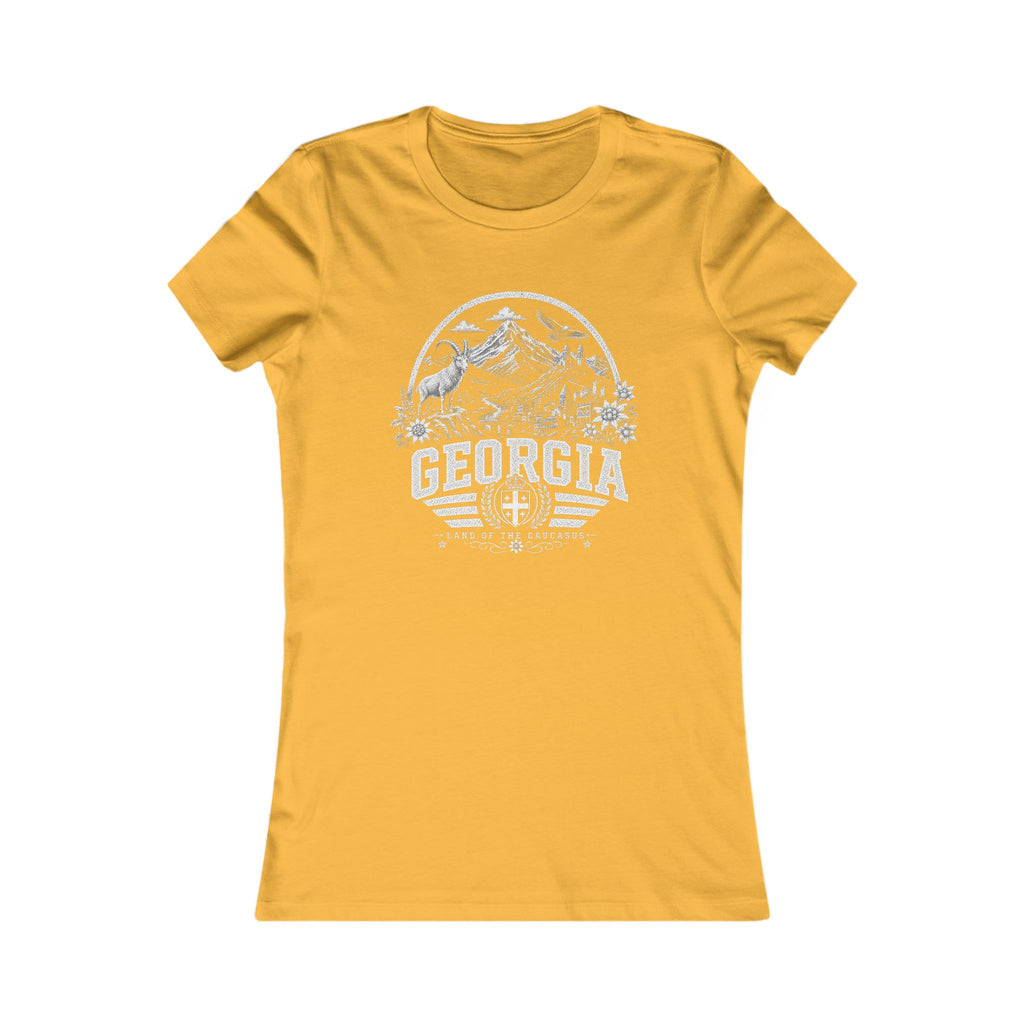Georgia vintage landmarks women's tee — iconic landmark design | Nameshi Destinations (view 8)