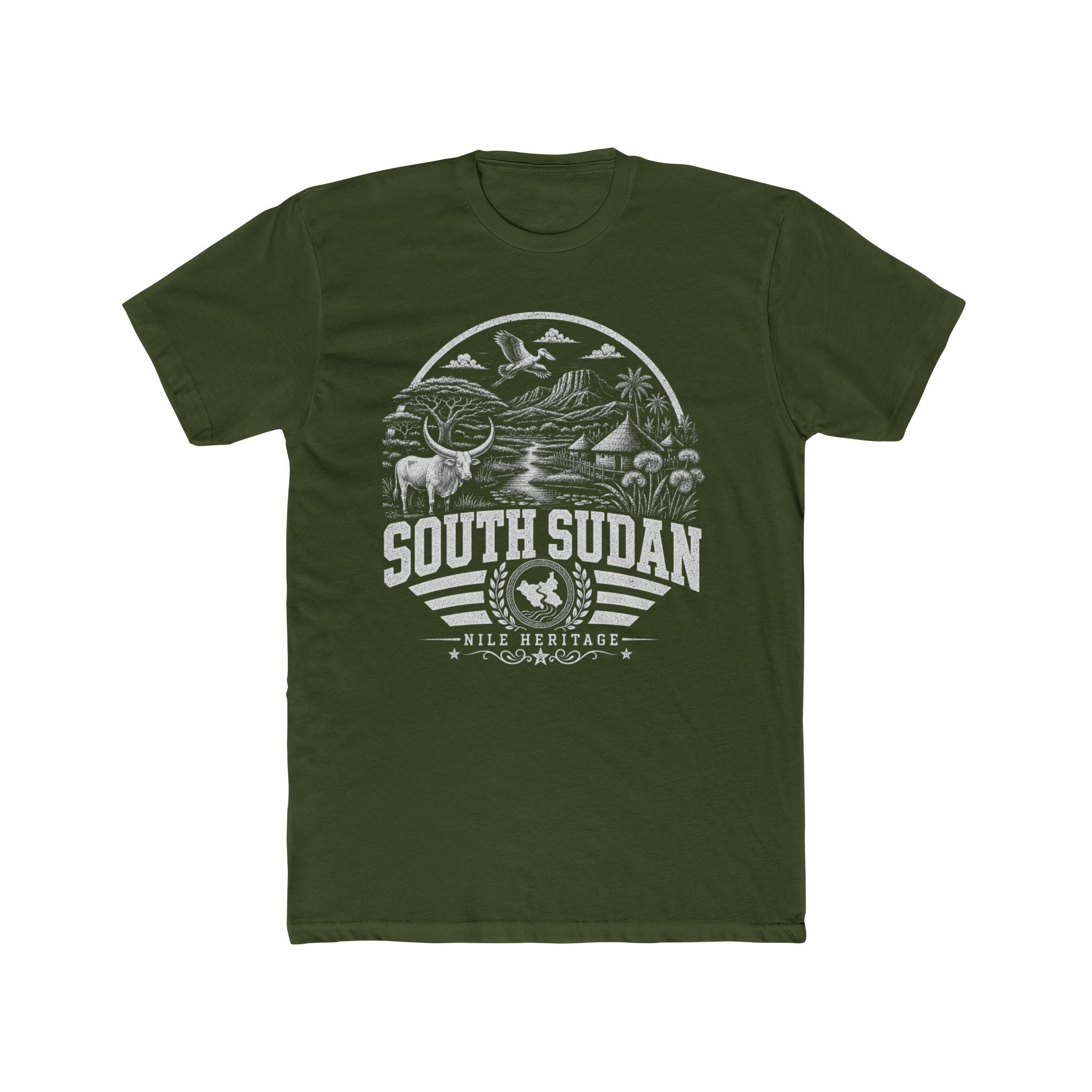 Camiseta Masculina South Sudan Nile Heritage