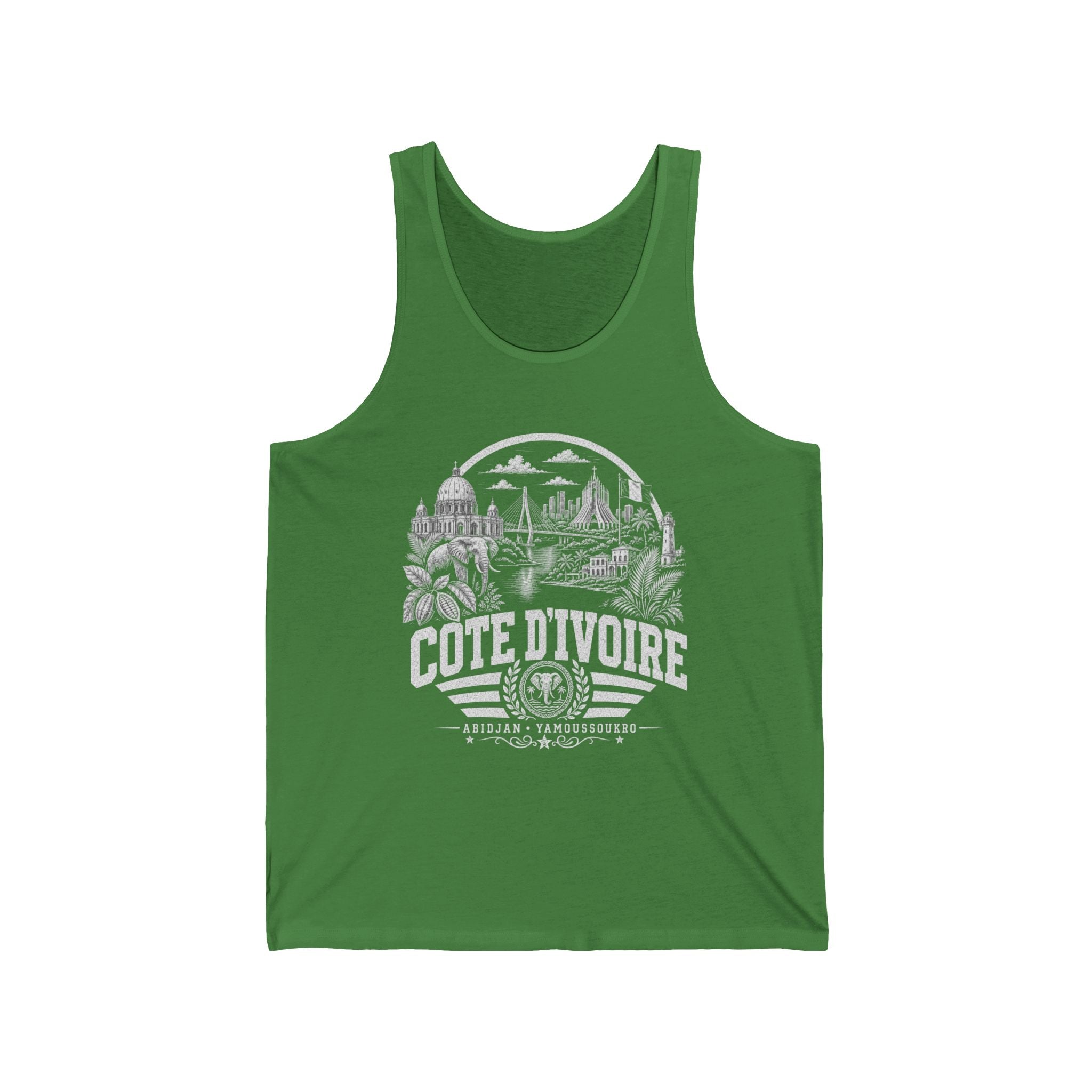 Cote d'Ivoire Land of Elephants Men's Tank Top