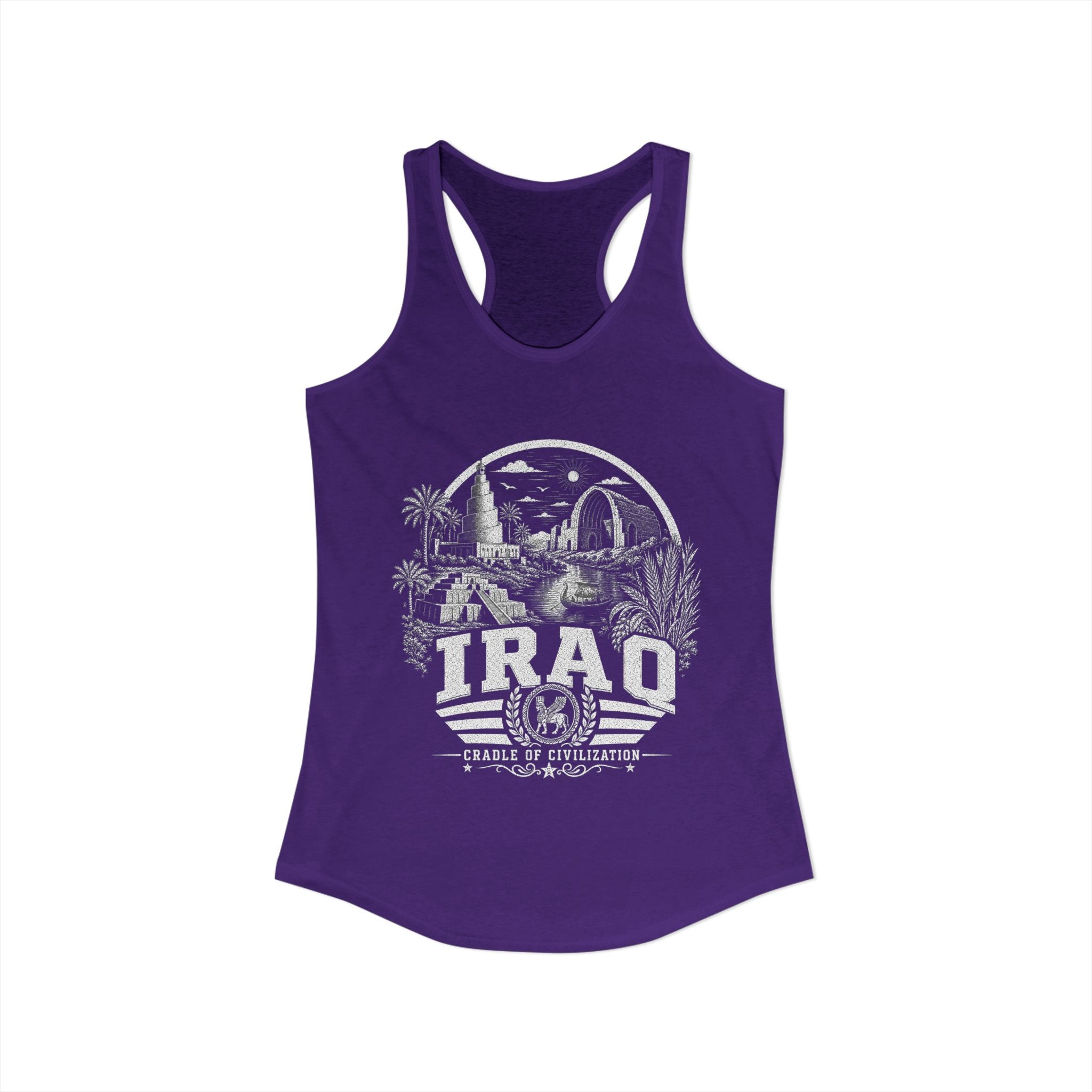 Camiseta sin mangas de mujer "Irak Cuna de la Civilización"