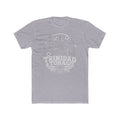 Trinidad y Tobago vintage landmarks men's tee — iconic landmark design | Nameshi Destinations (view 3)