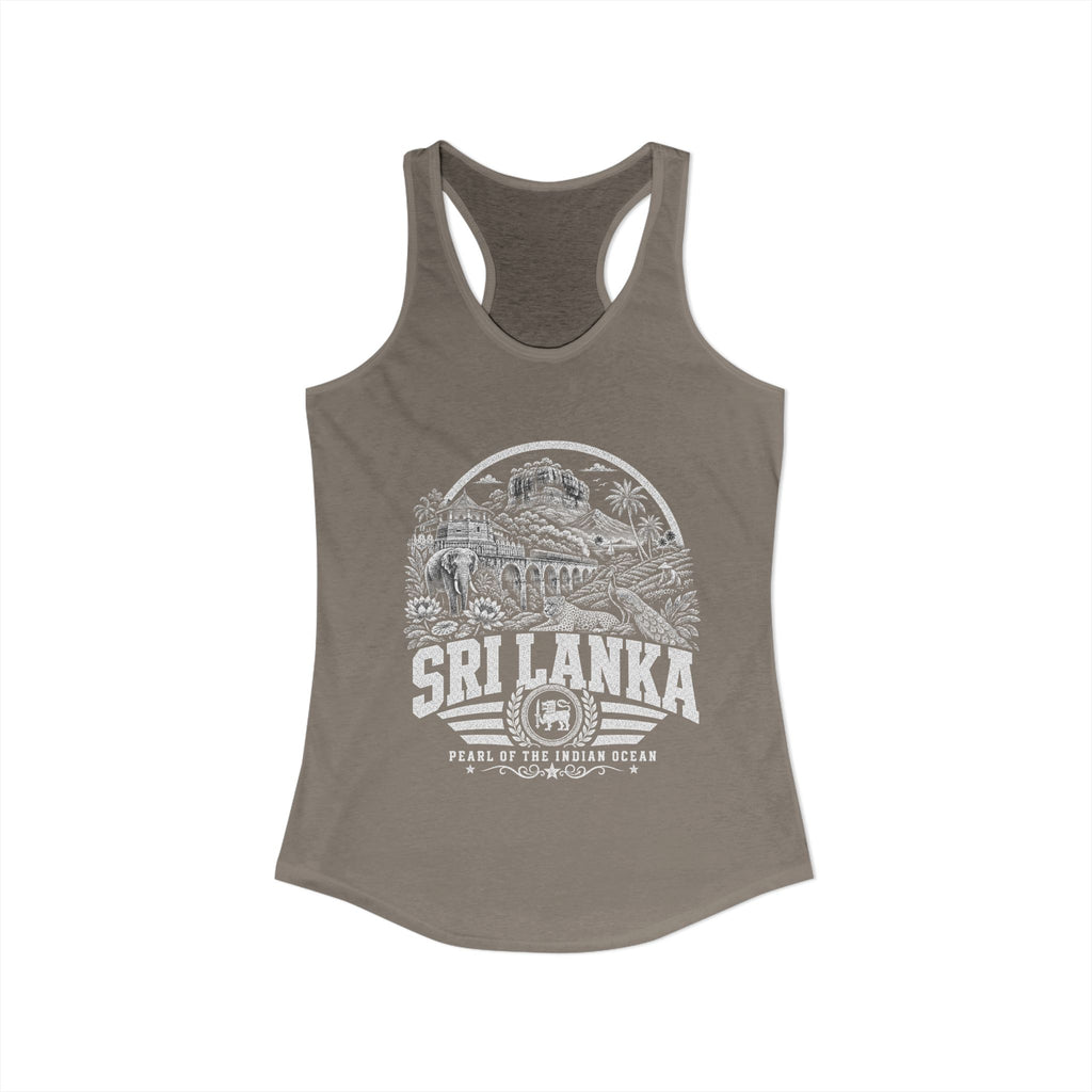 Sri Lanka Pearl of the Indian Ocean Women's Tank Top
