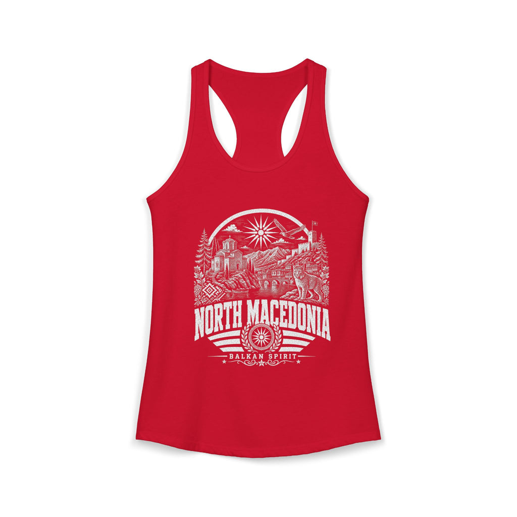 North Macedonia Balkan Spirit Women's Tank Top