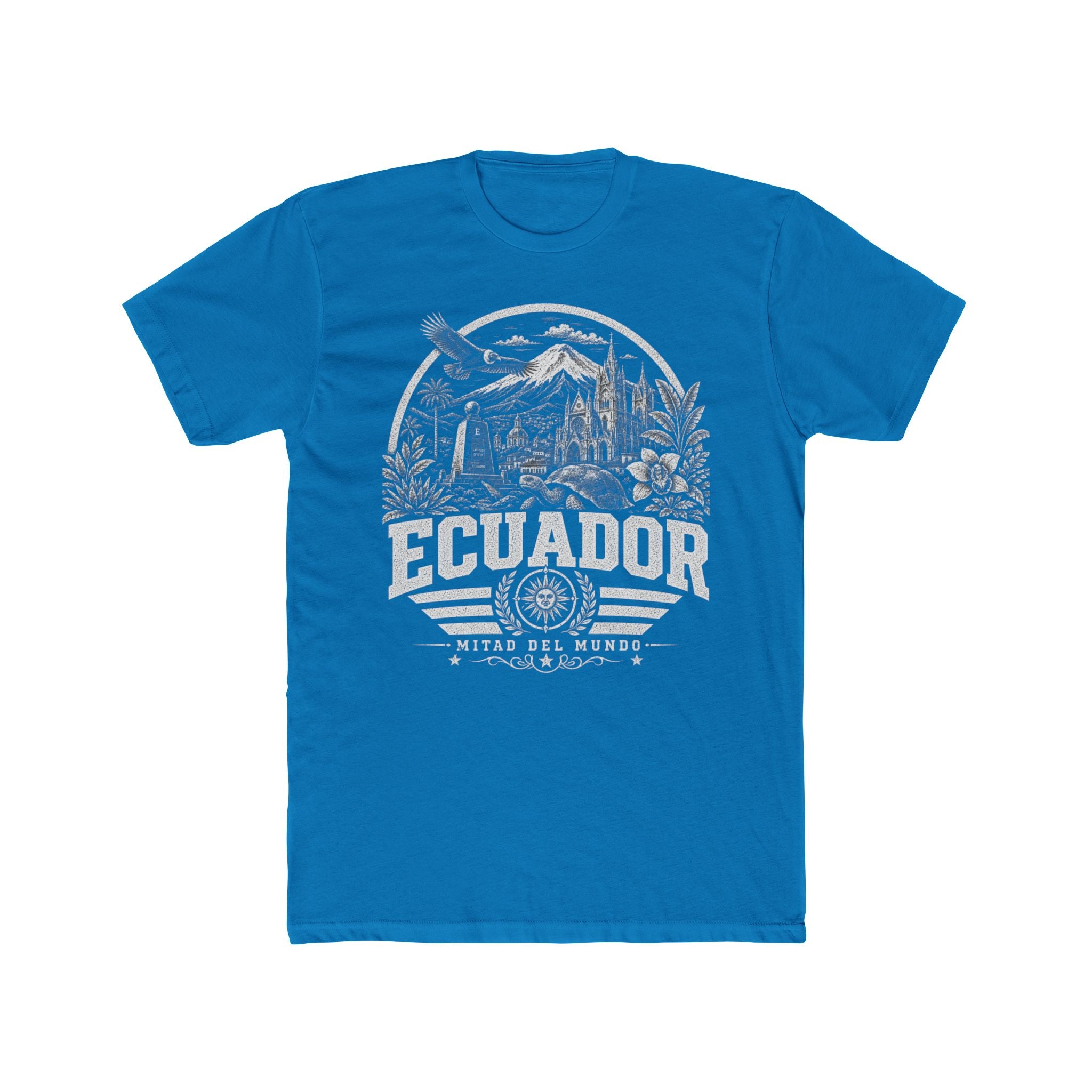 Ecuador vintage landmarks men's tee — iconic landmark design | Nameshi Destinations (view 9)