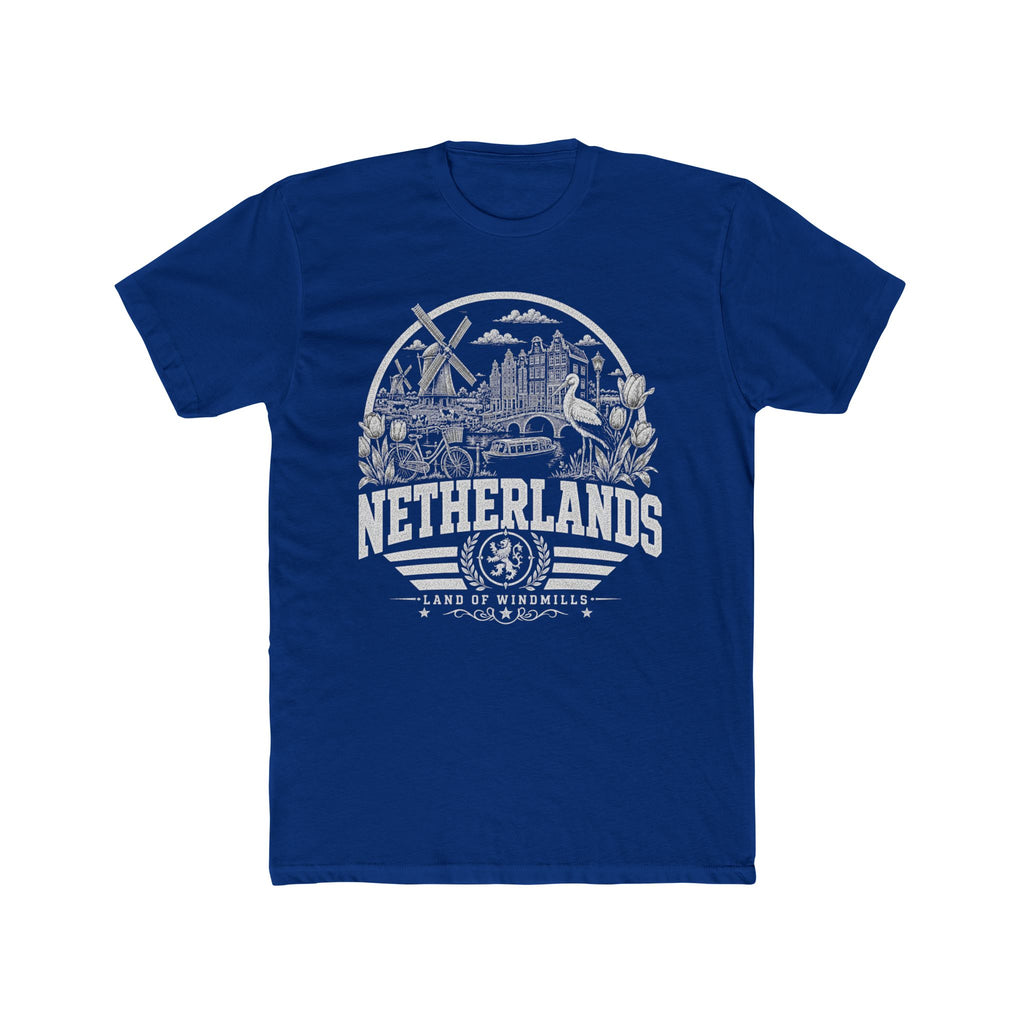 Netherlands vintage landmarks men's tee — iconic landmark design | Nameshi Destinations (view 11)