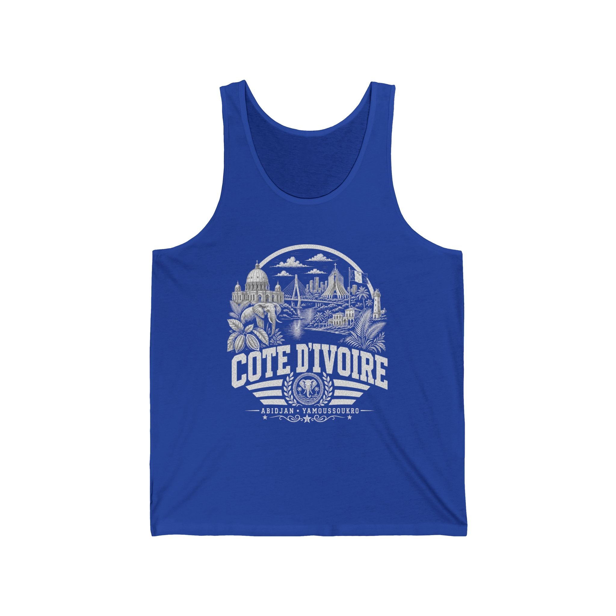 Cote d'Ivoire Land of Elephants Men's Tank Top
