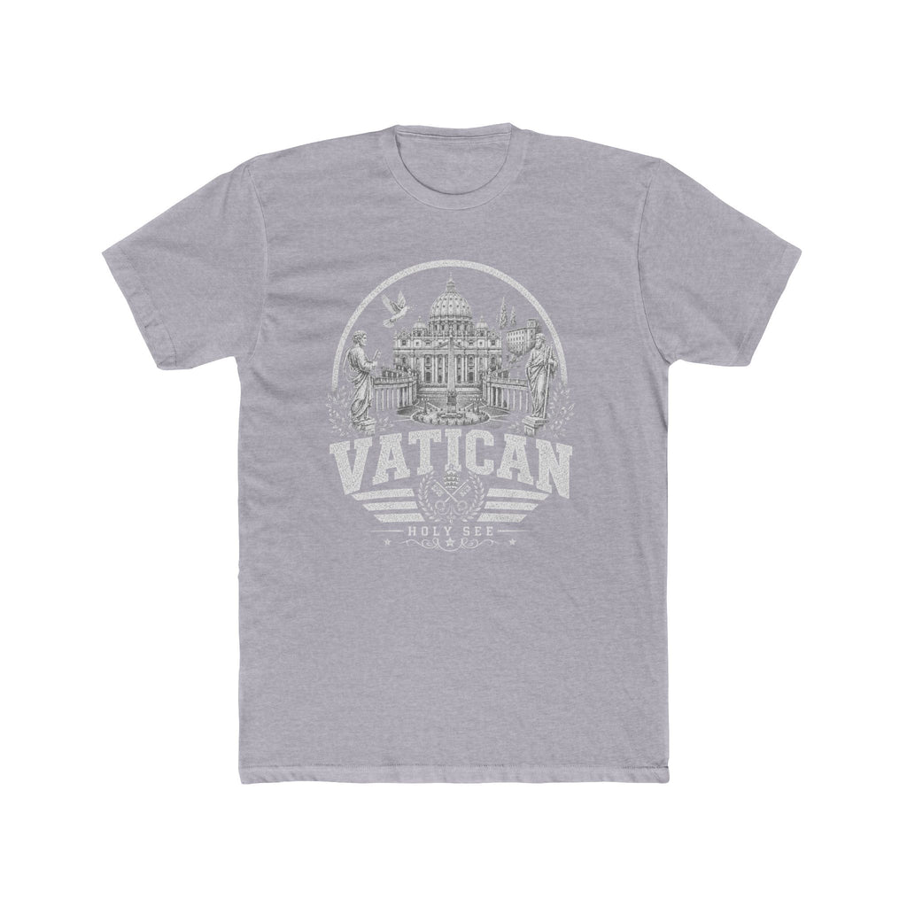 Vatican vintage landmarks men's tee — iconic landmark design | Nameshi Destinations (view 3)