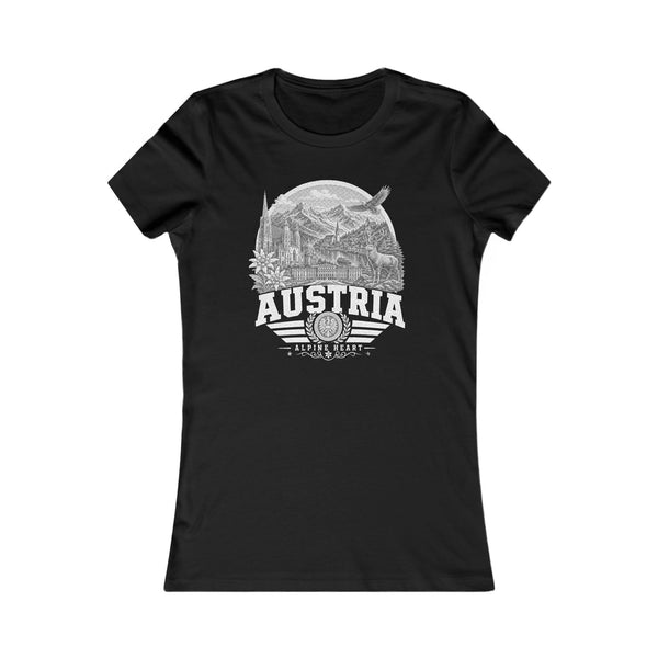 Austria Alpine Heart Women's Tee