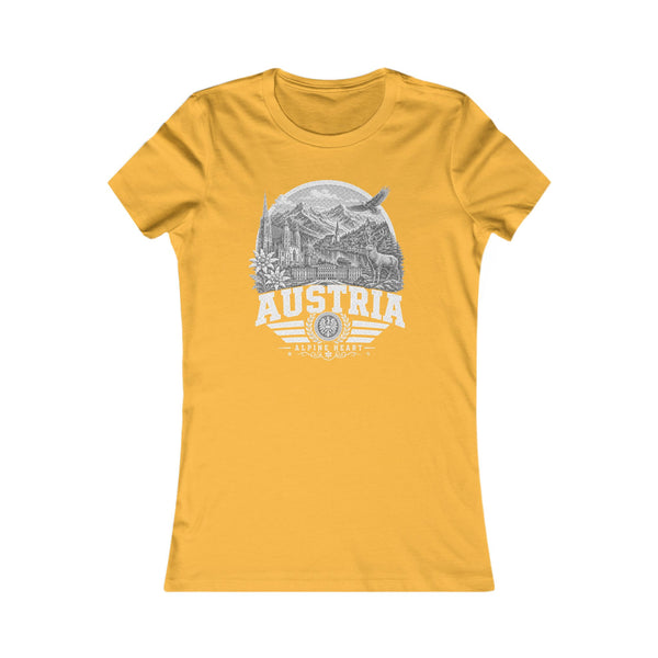 Austria Alpine Heart Women's Tee